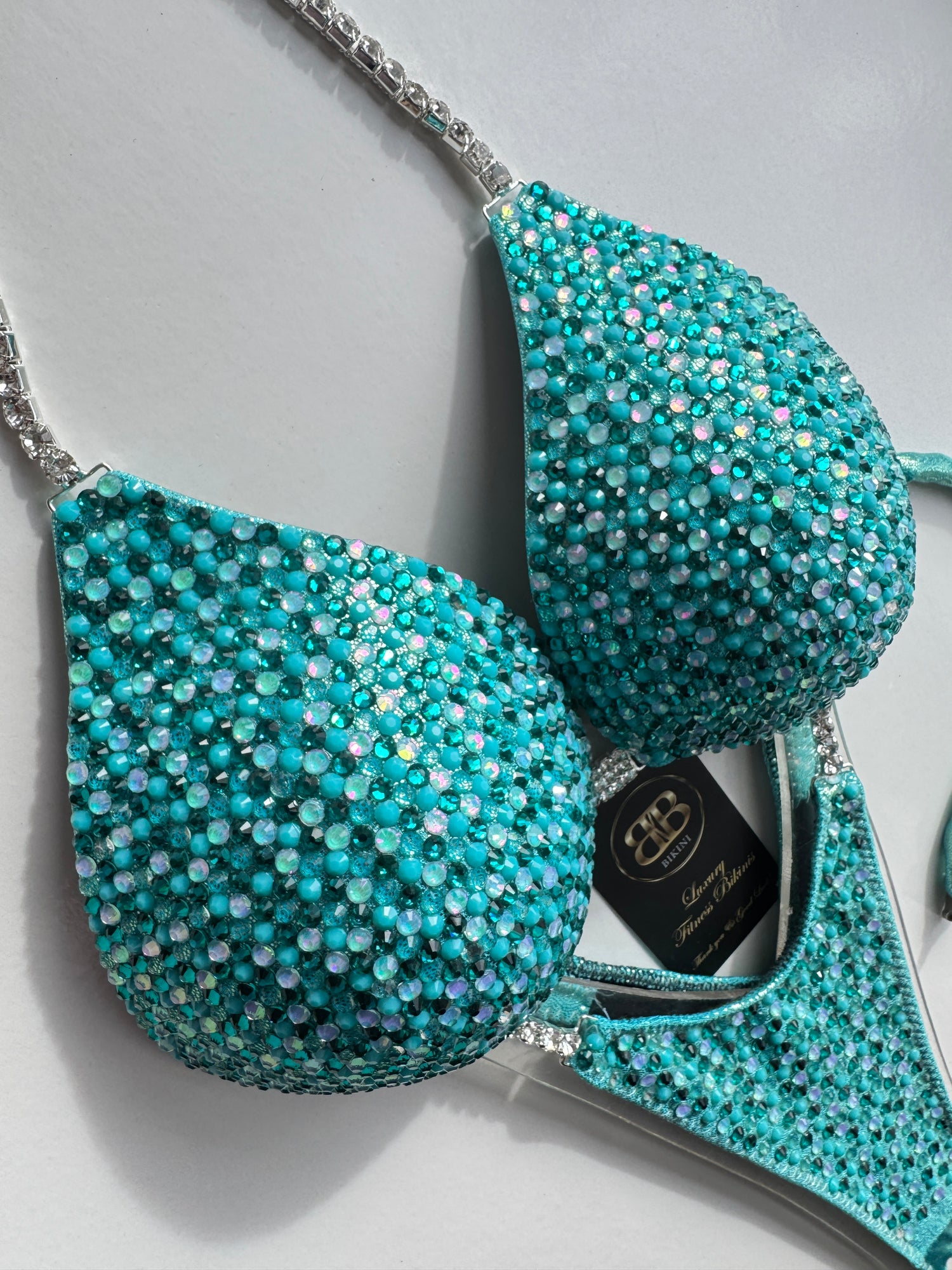 Ocean Azur Turquoise triangle bikini - C bra cup