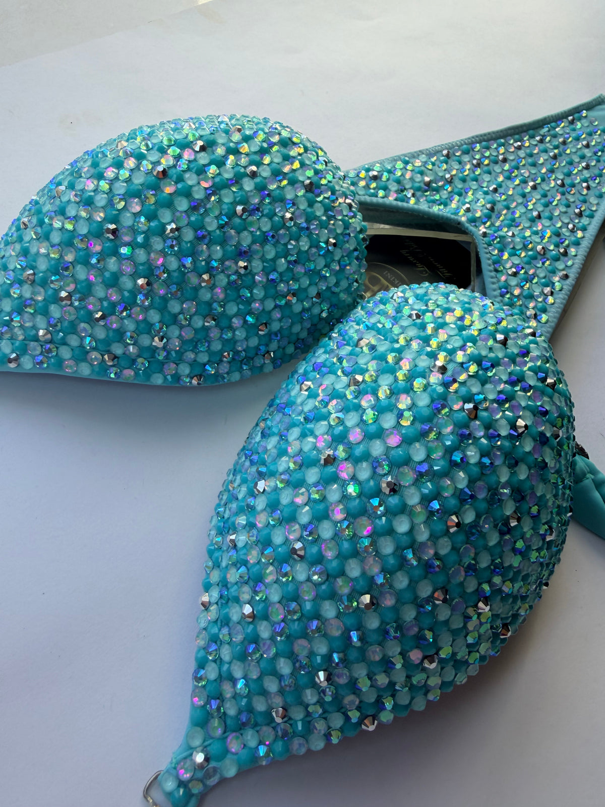 Brand Tiffany Blue Mix NPC style bikini - D/DD cup