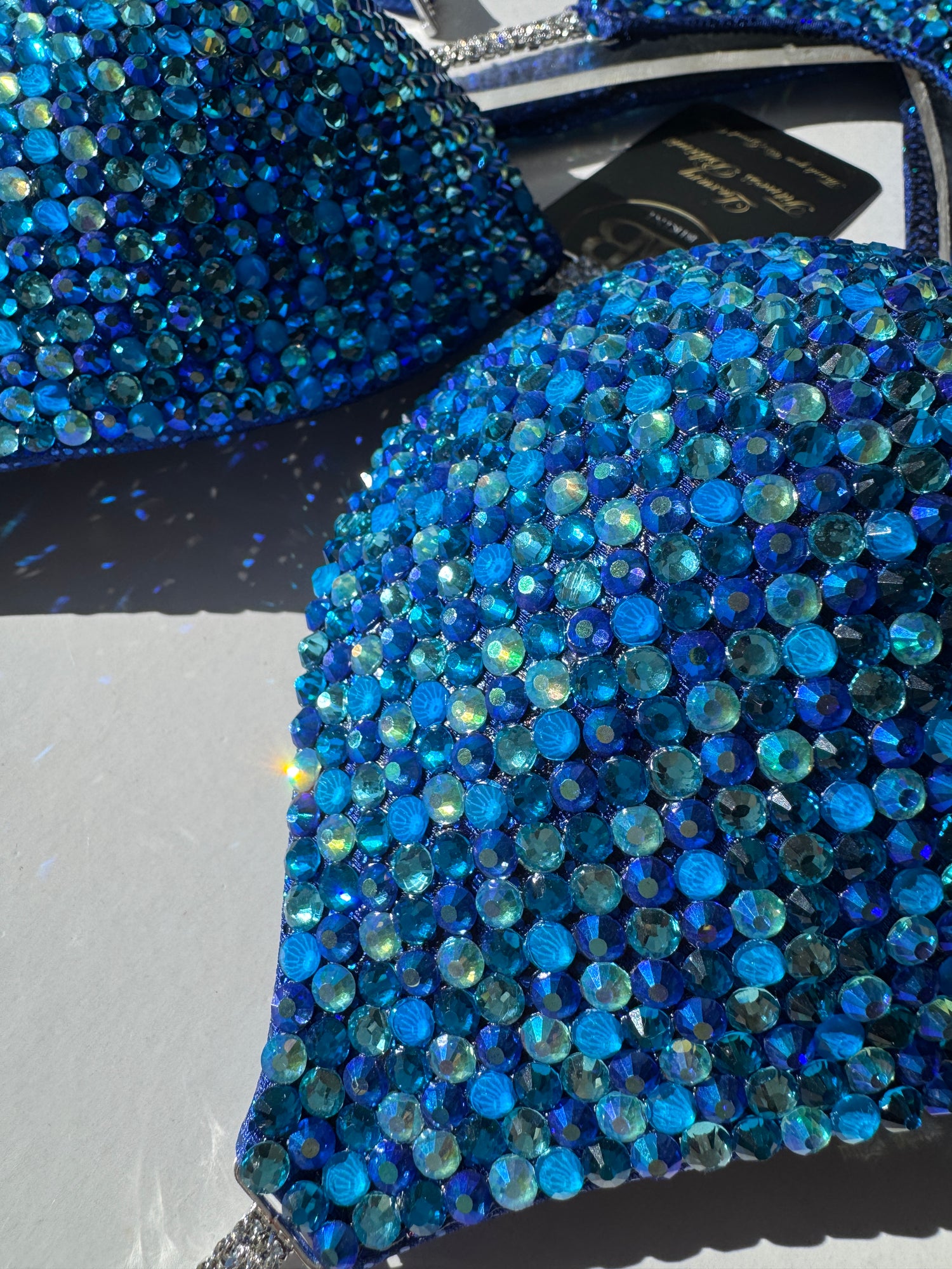 Capri Sky Blue triangle bikini - B/C bra cup