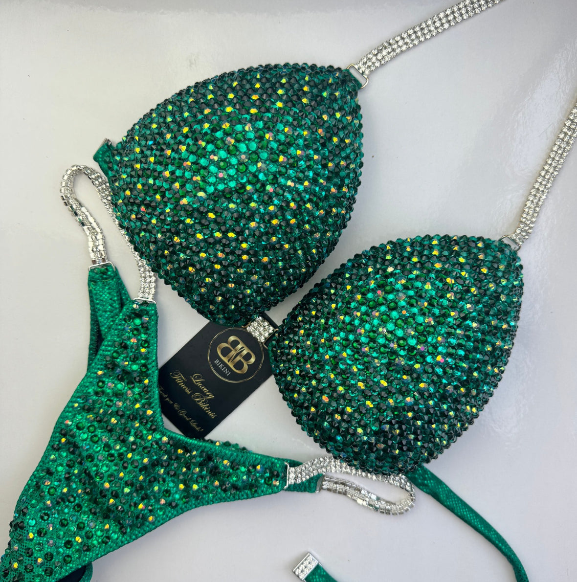 Forest Dream Green Competition Bikini