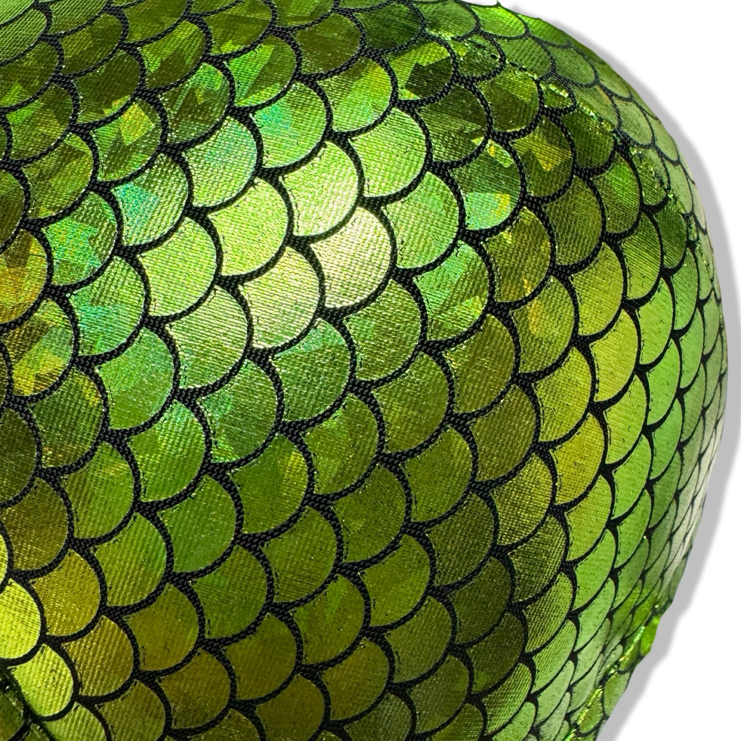 Lime Green Snake Posing Bikini - D cup
