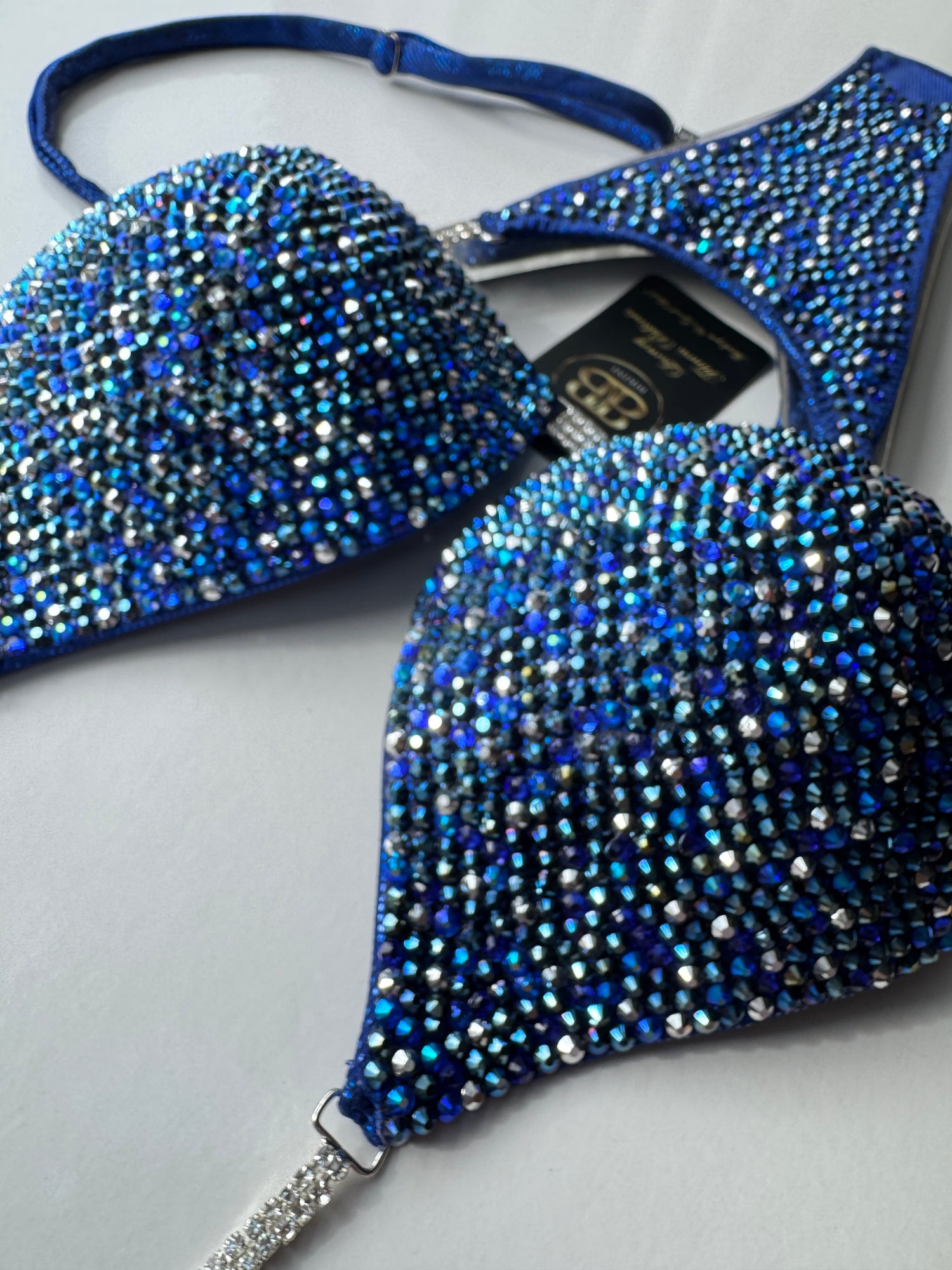 Moonlight blue triangle bikini - D bra cup
