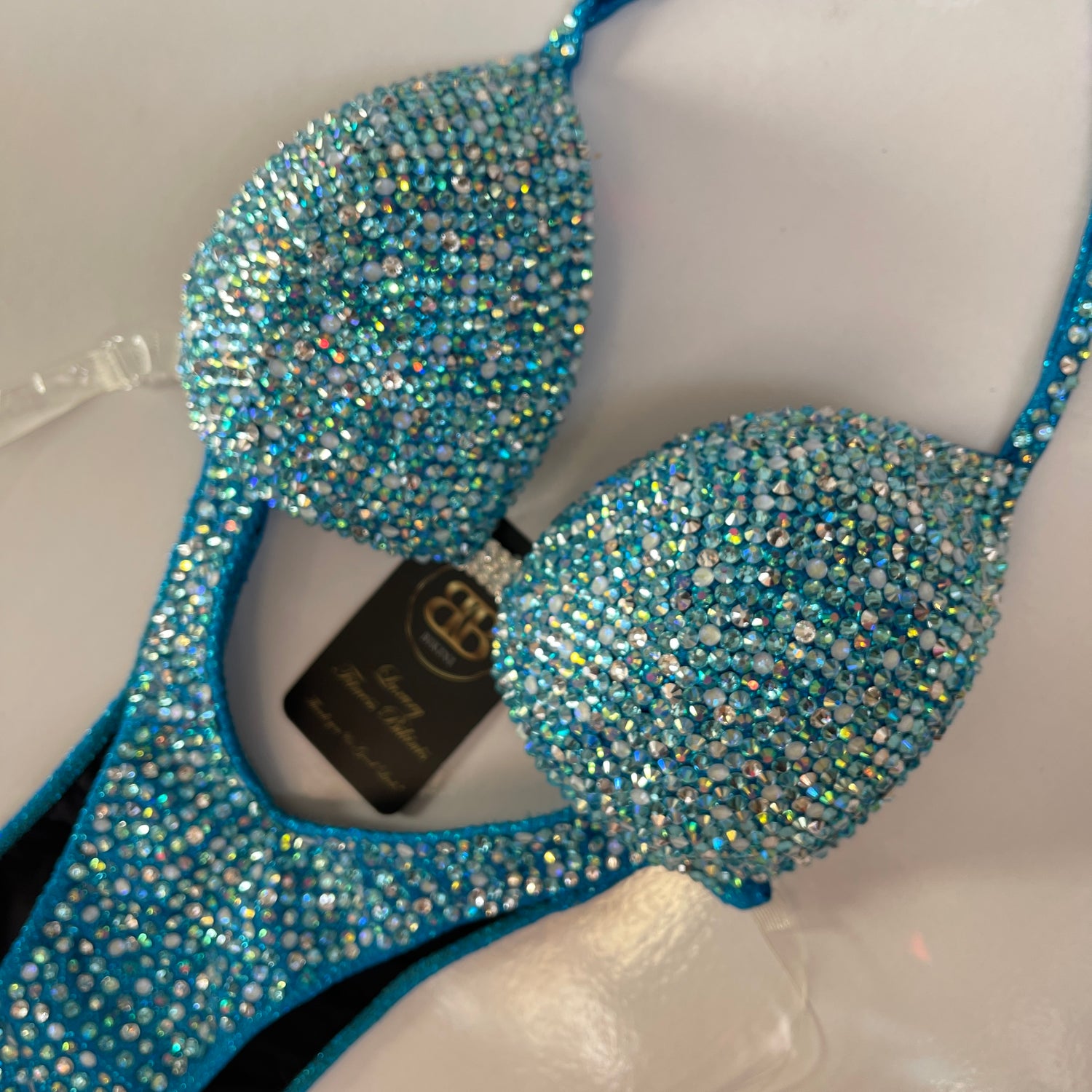 Brand new light blue figure suit - C/small D cup