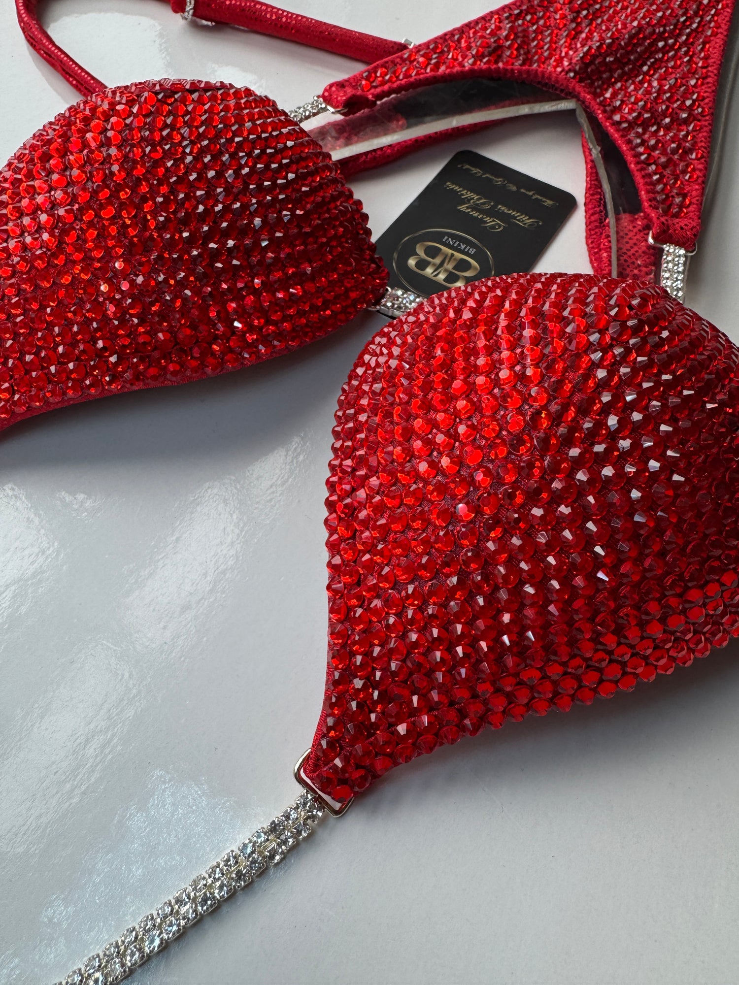 Light Blood Red bikini- A/B cup