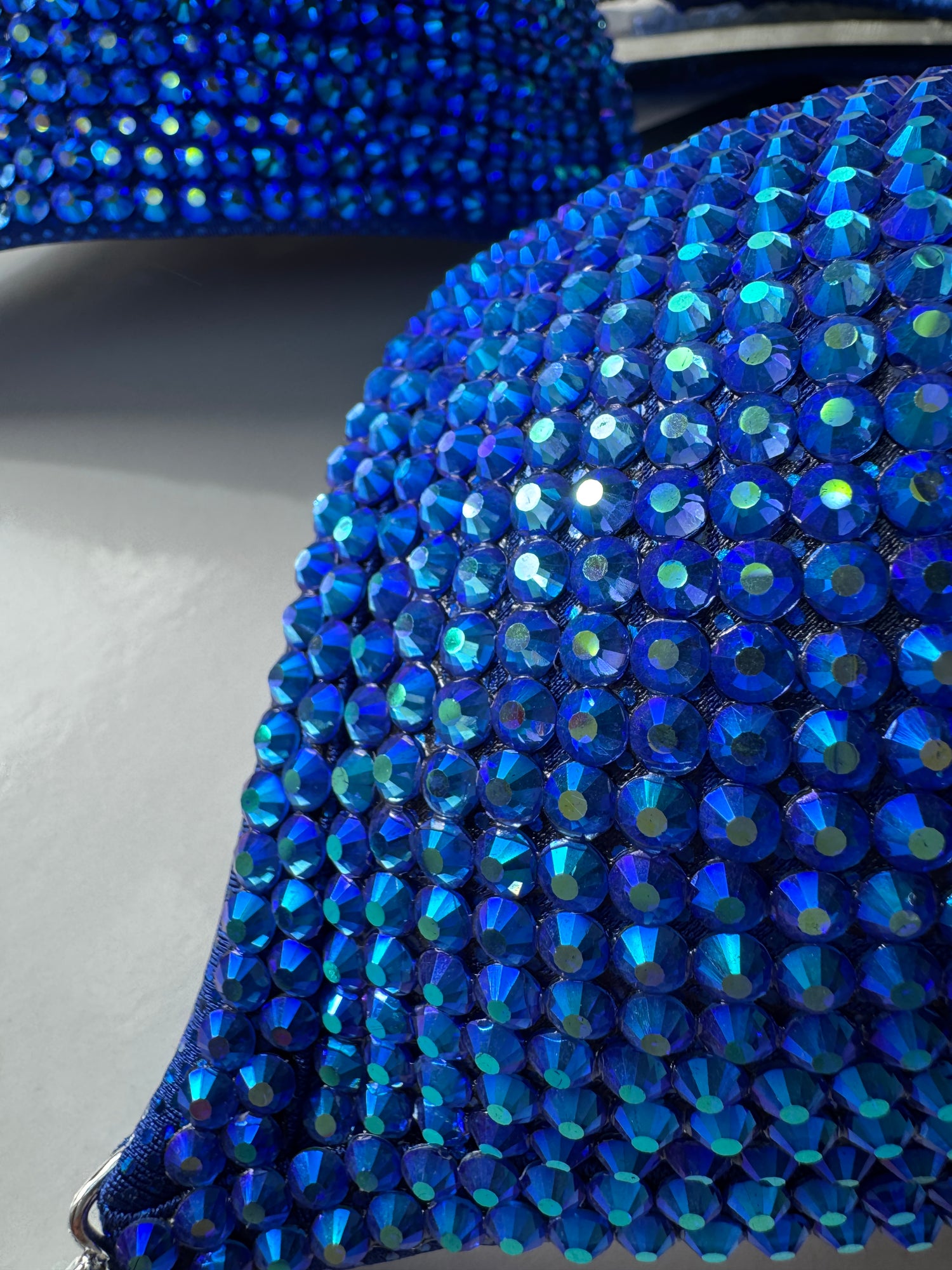 AB Sapphire blue triangle bikini - C/D bra cup