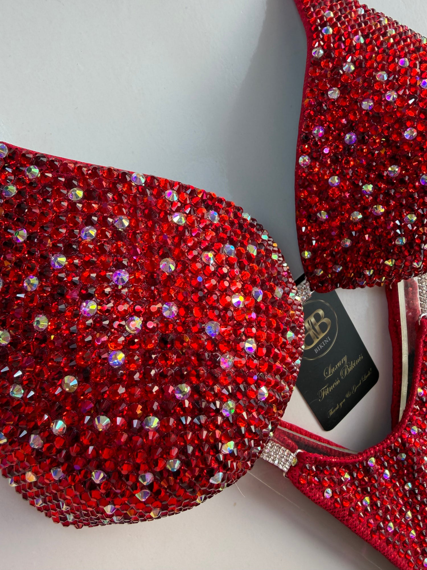 Rose Red triangle bikini - D bra cup