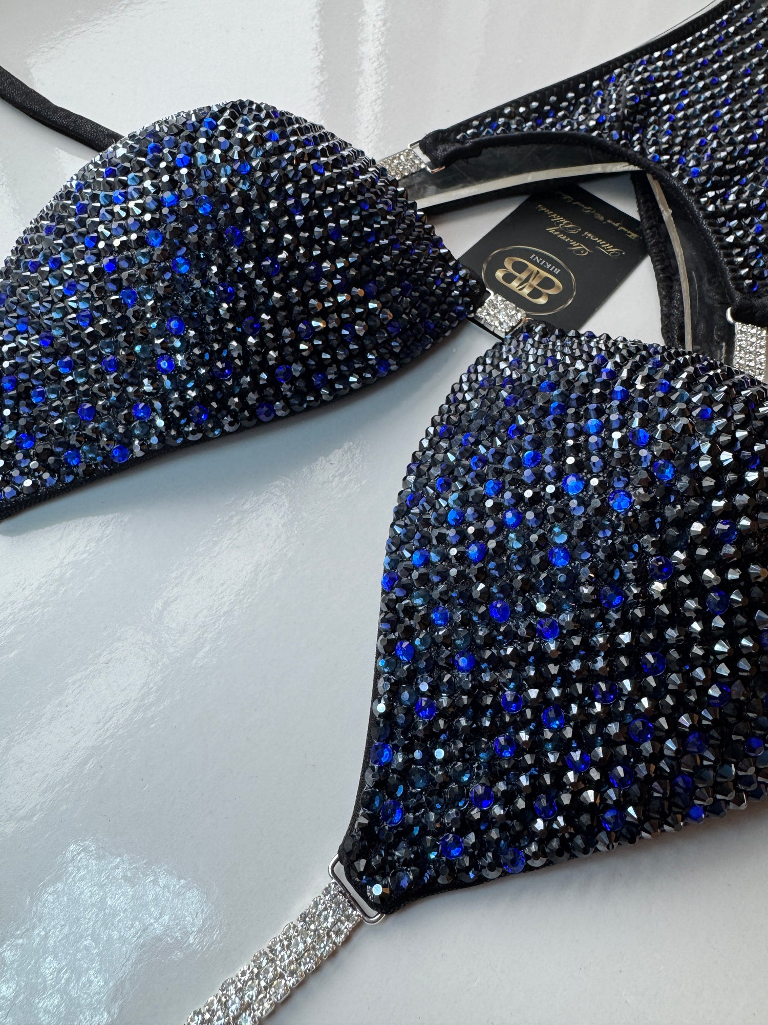 Triangle midnight montana blue bikini C/D bra cup