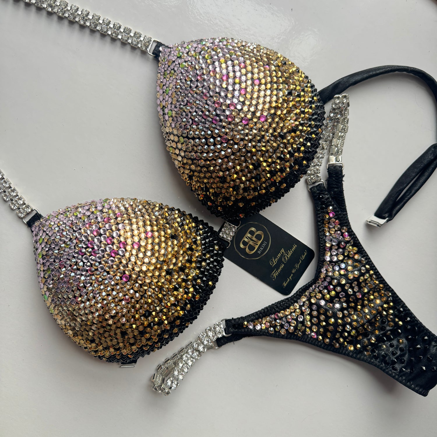 Black and Gold NPC style bikini