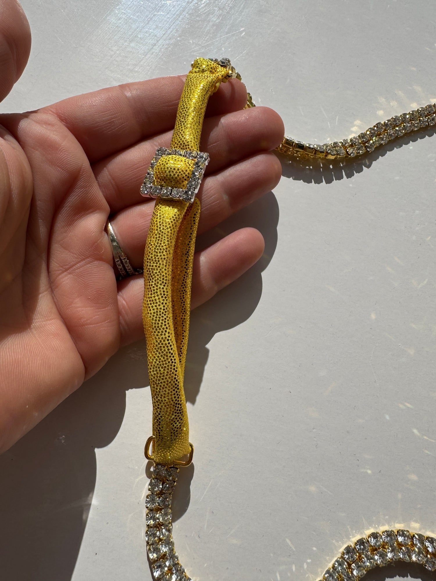 Yellow mix NPC style bikini - C cup , ready to buy ( no.285)