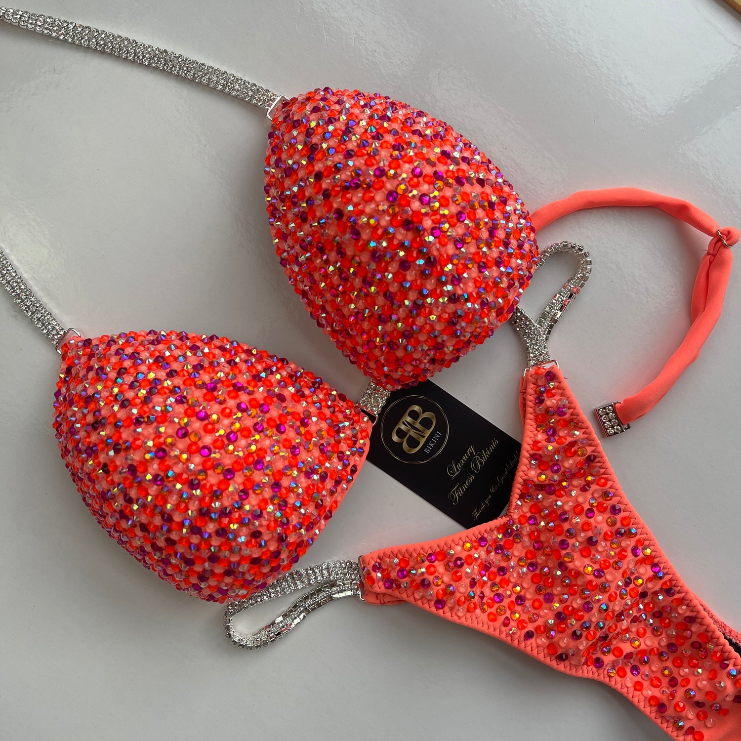Orange Coral NPC style bikinii