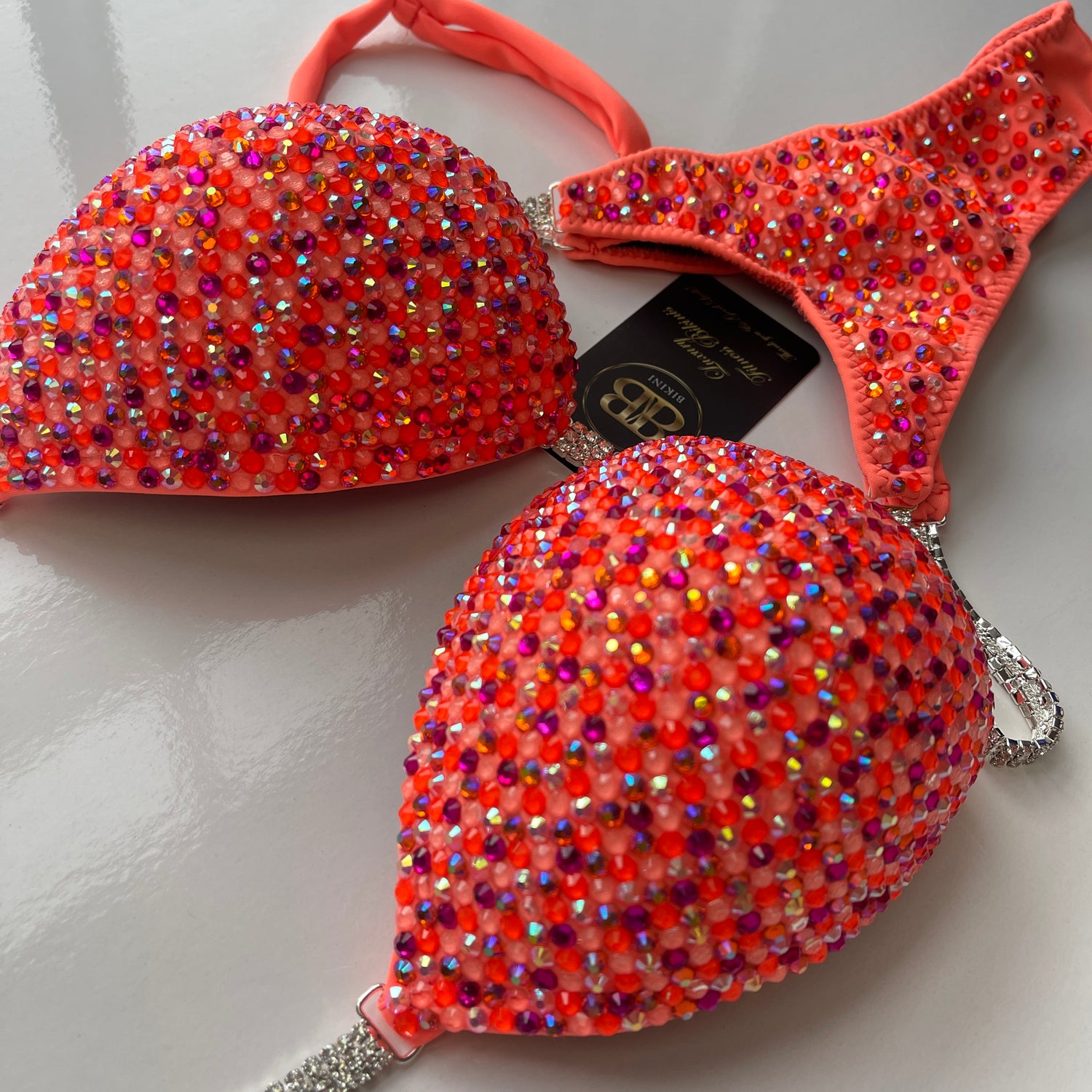 Orange Coral NPC style bikinii