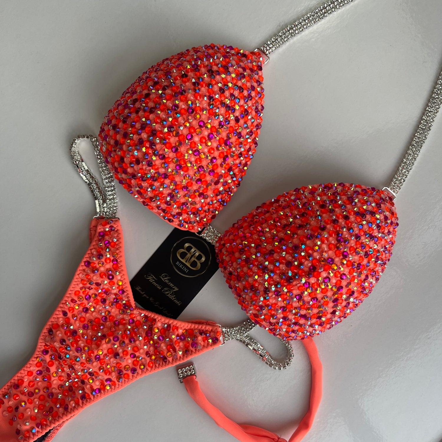 Orange Coral NPC style bikinii