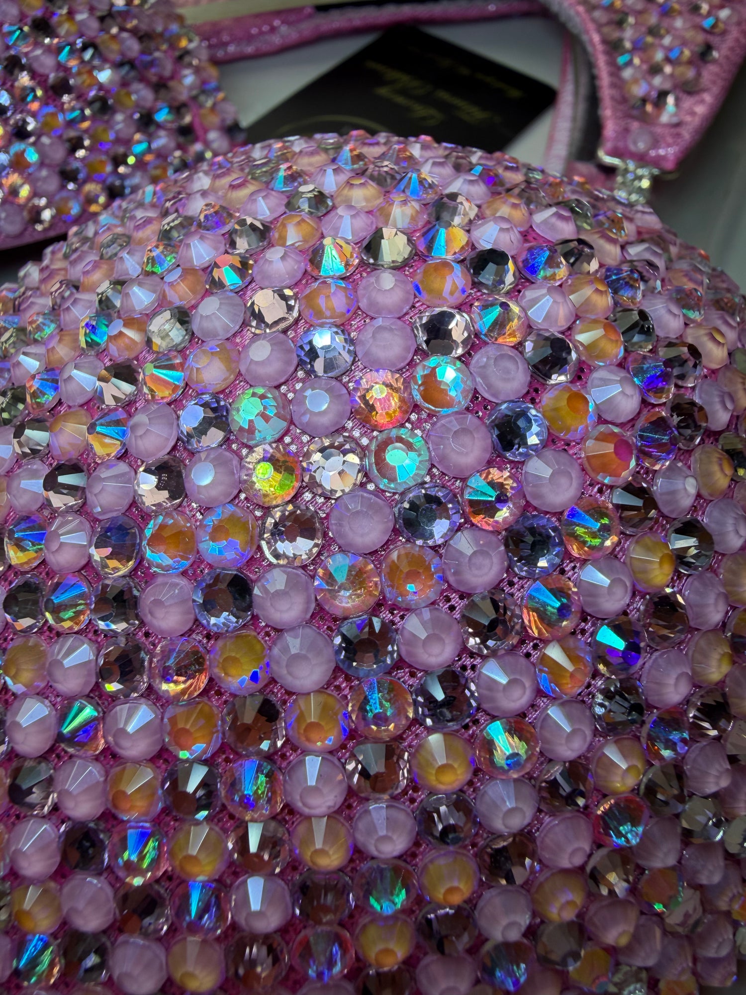 Soft Pink Triangle Competition Bikini - A/B bra cup