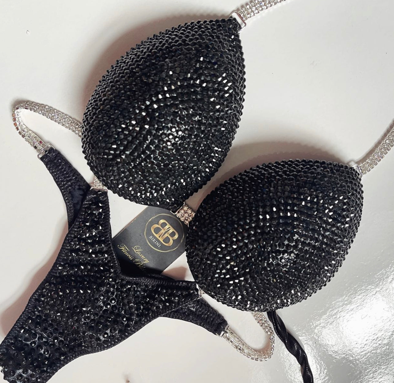 Brand New Black NPC style bikini - DD/E cup