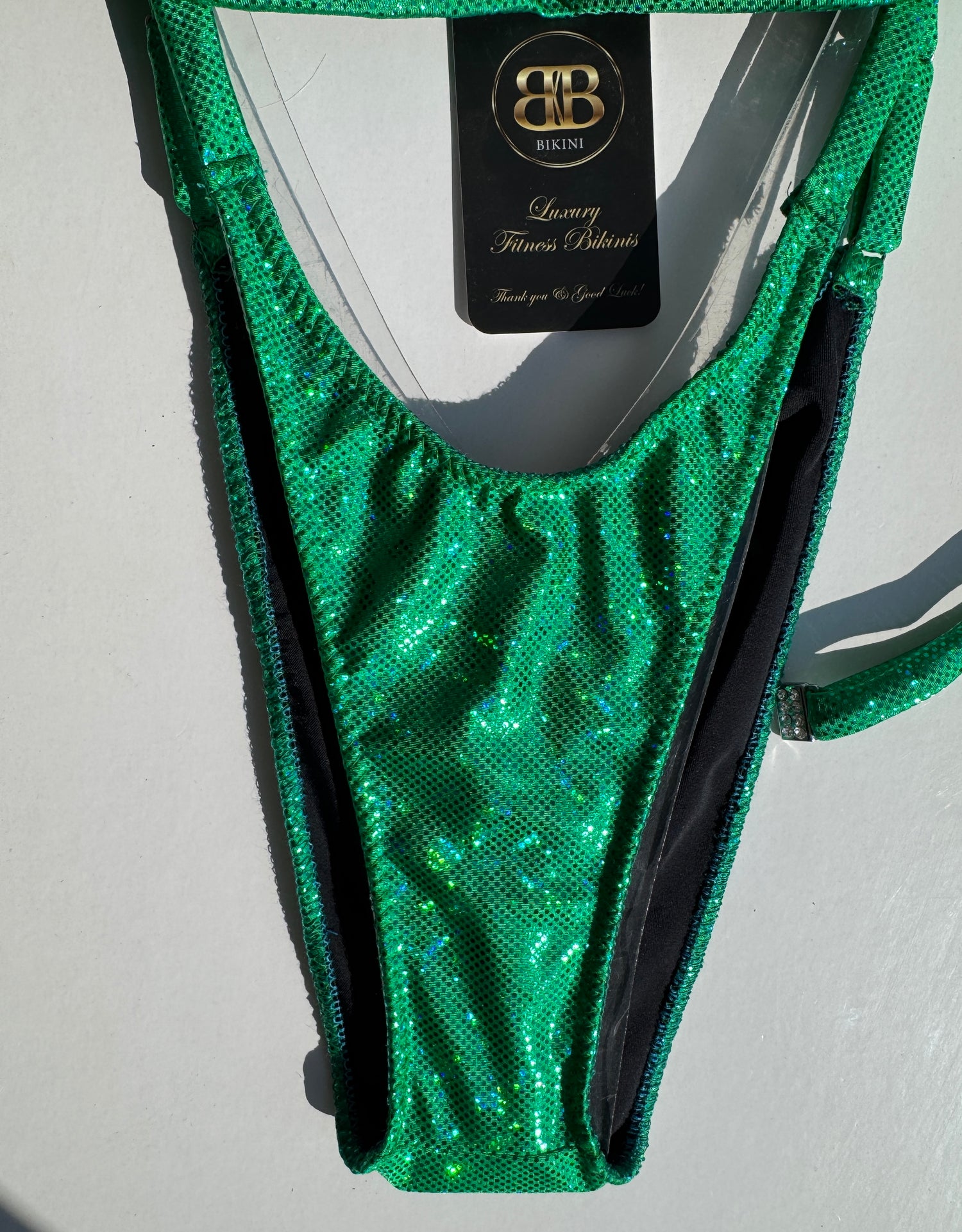 FIT MODEL BIKINI - EMERALD GREEN B/small C bra cup