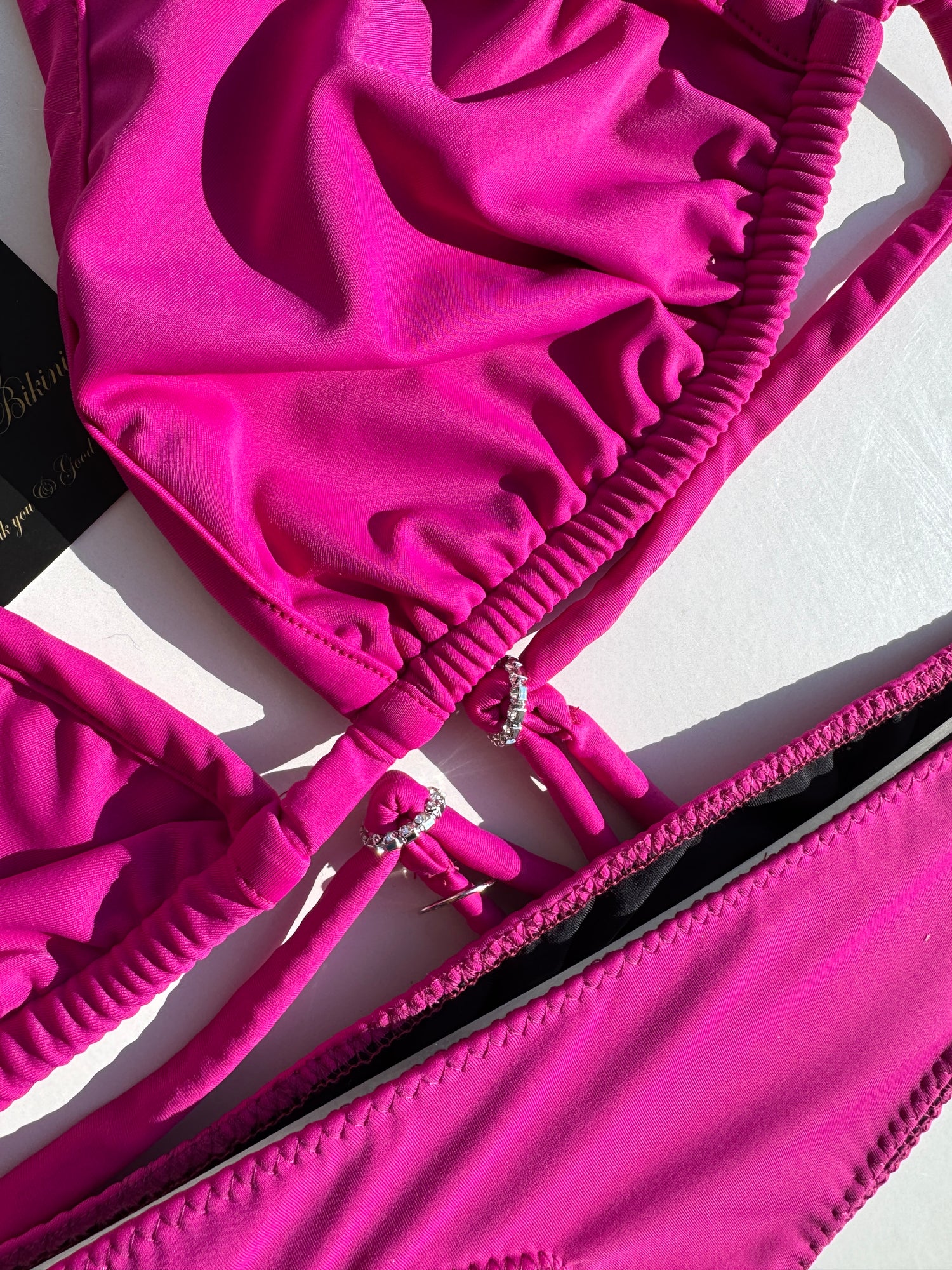 FIGURE POSING SUIT - CERISE -D bra cup