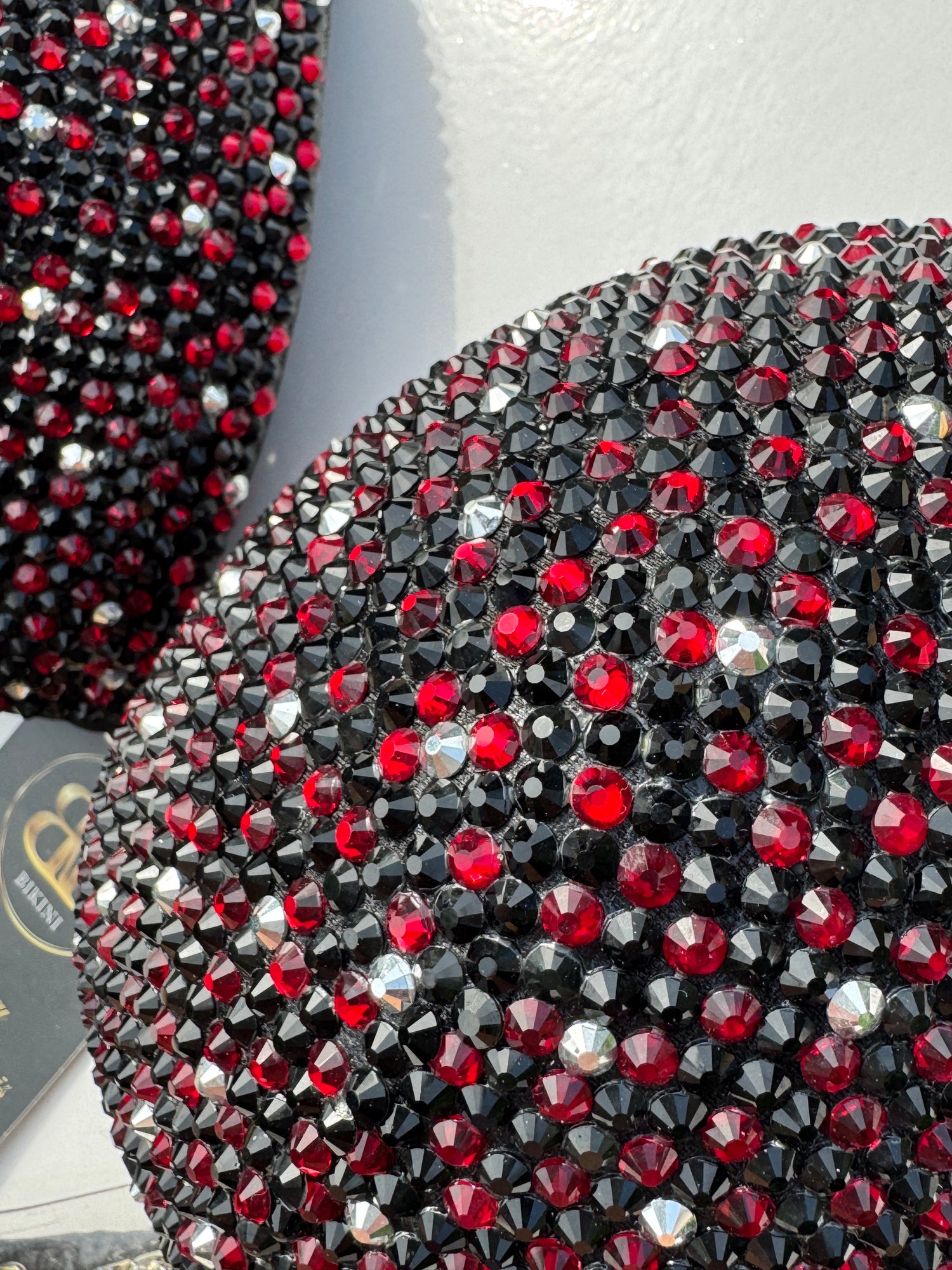 Brand new NPC style dark burgundy red and black - DD/E bra cup