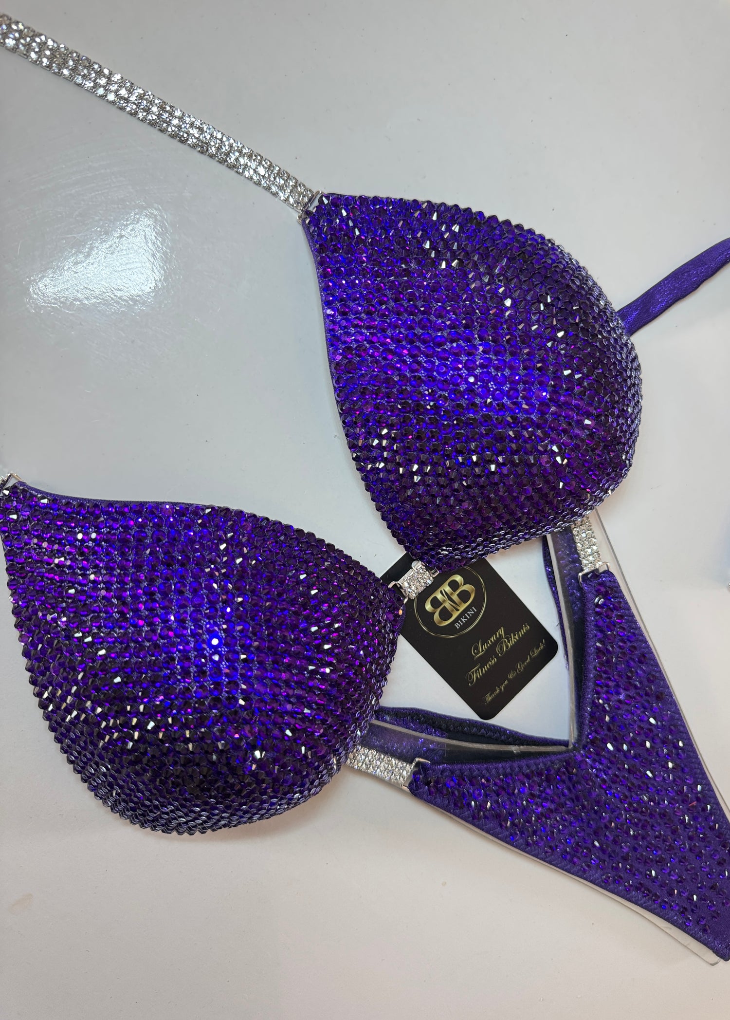 Brand new deep purple bikini - C/small D cup