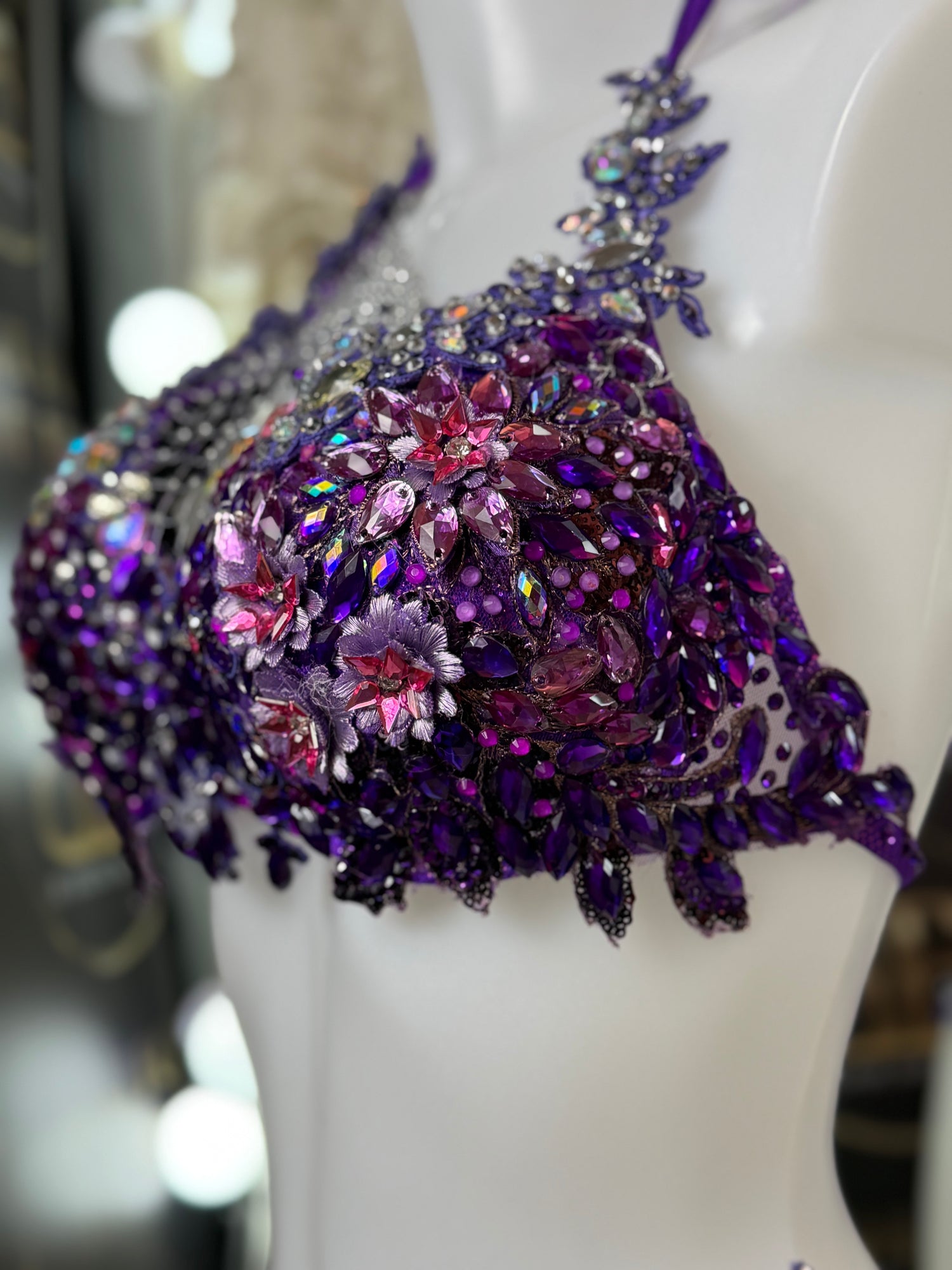 Purple, Lilac and Silver Diva/ Couture Bikini