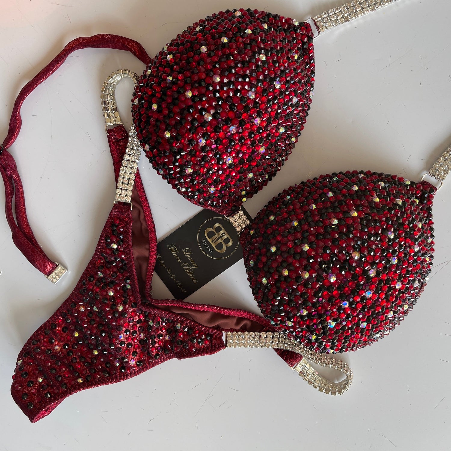 Burgundy and dark red NPC Bikini (529)