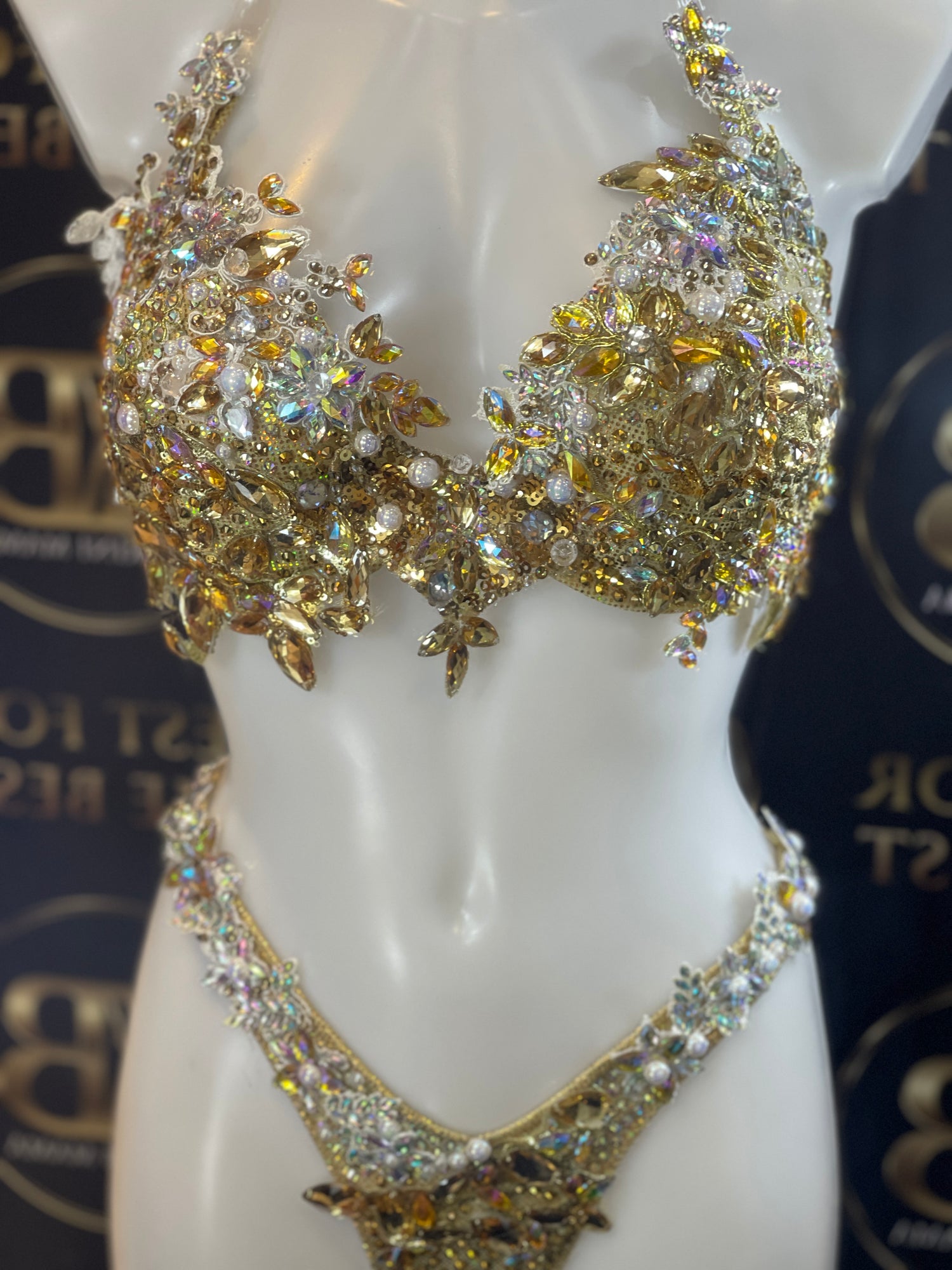 Gold and Silver Diva/ Couture Bikini