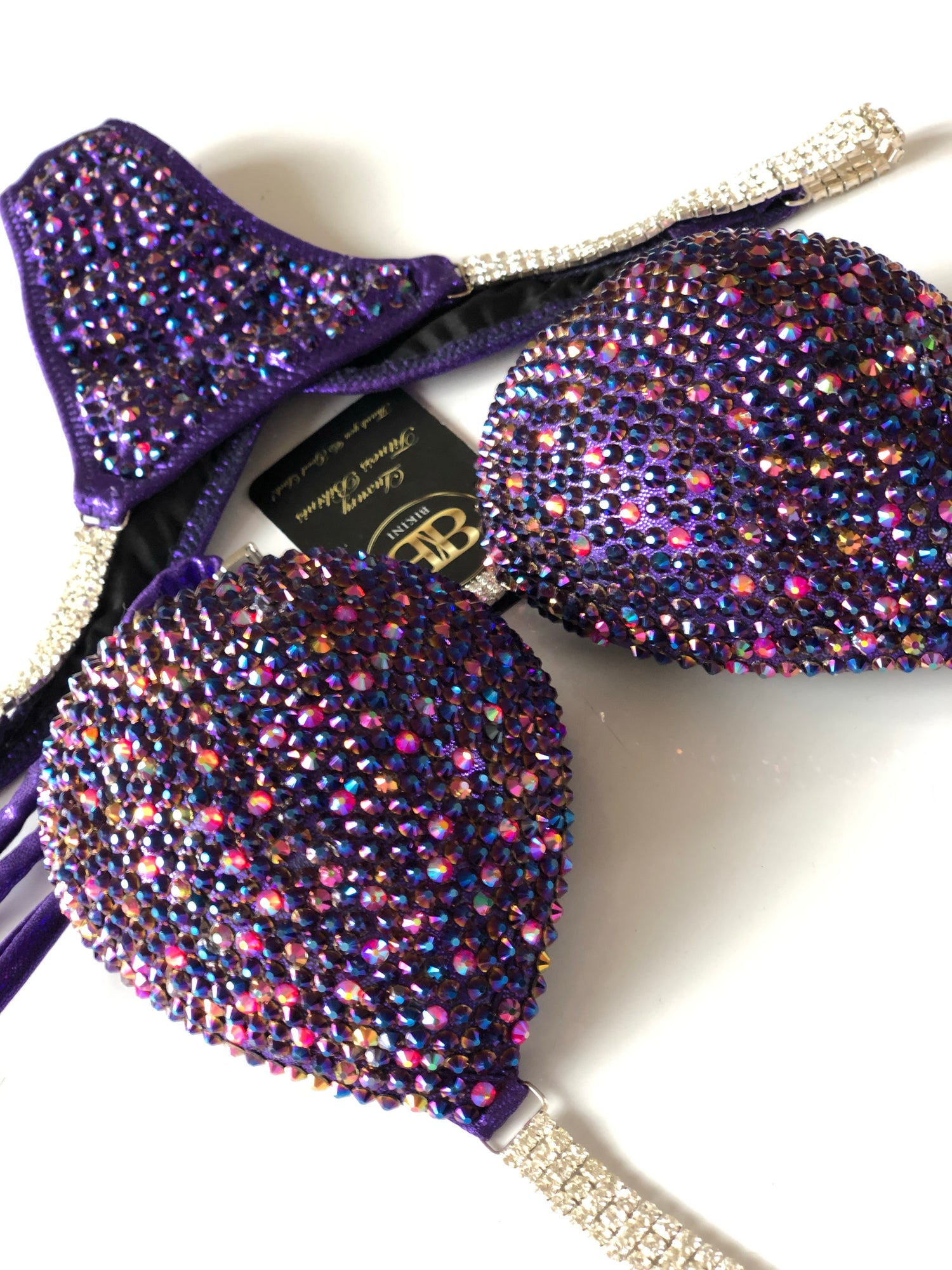 (Silvia) Purple Mix Competition Bikini