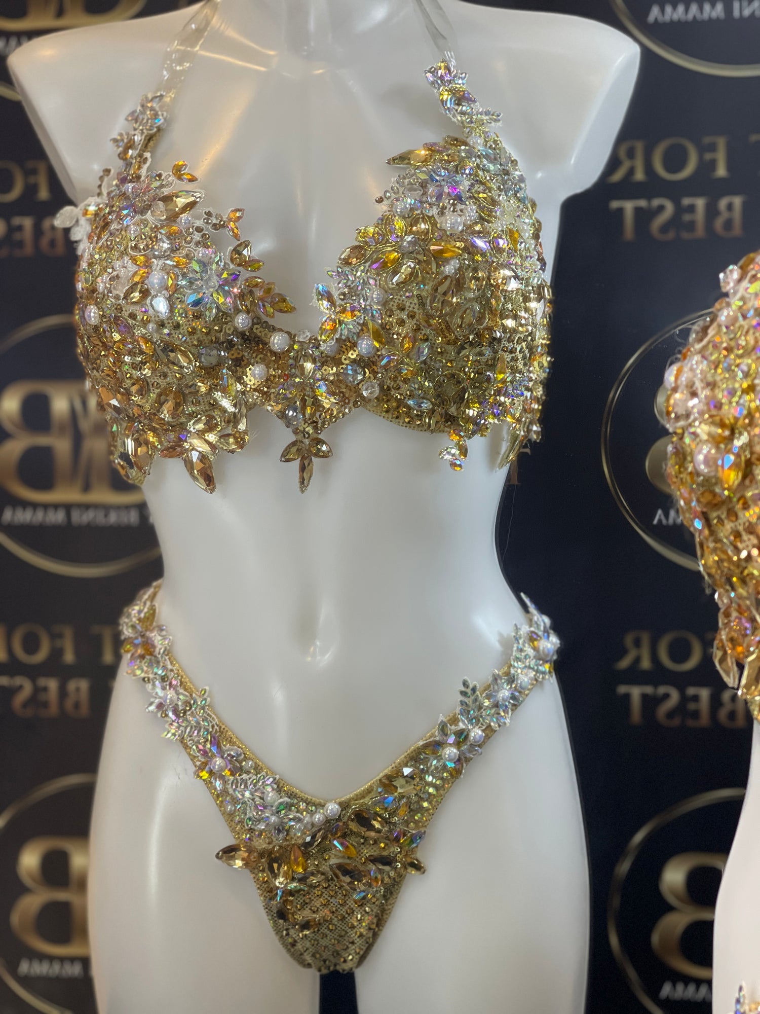 Gold and Silver Diva/ Couture Bikini