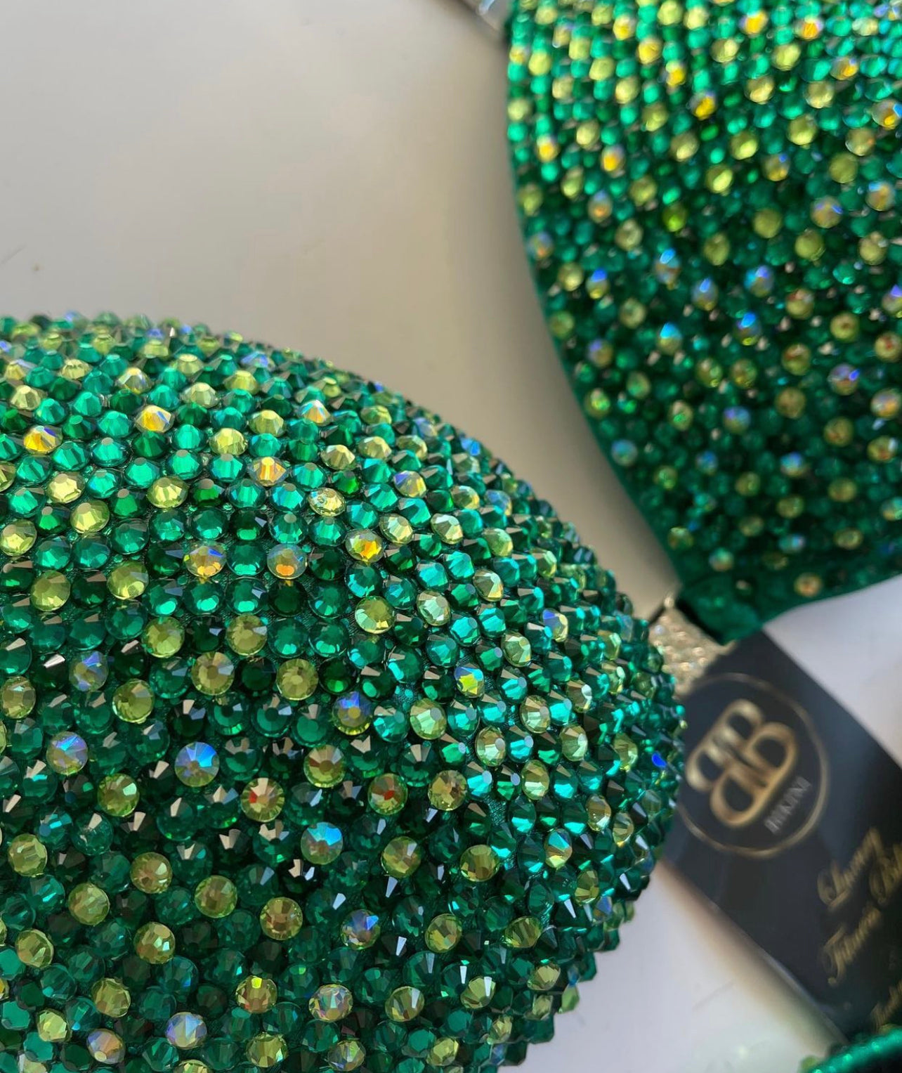 Granny Smith Apple Green Triangle ( NPC) competition bikini
