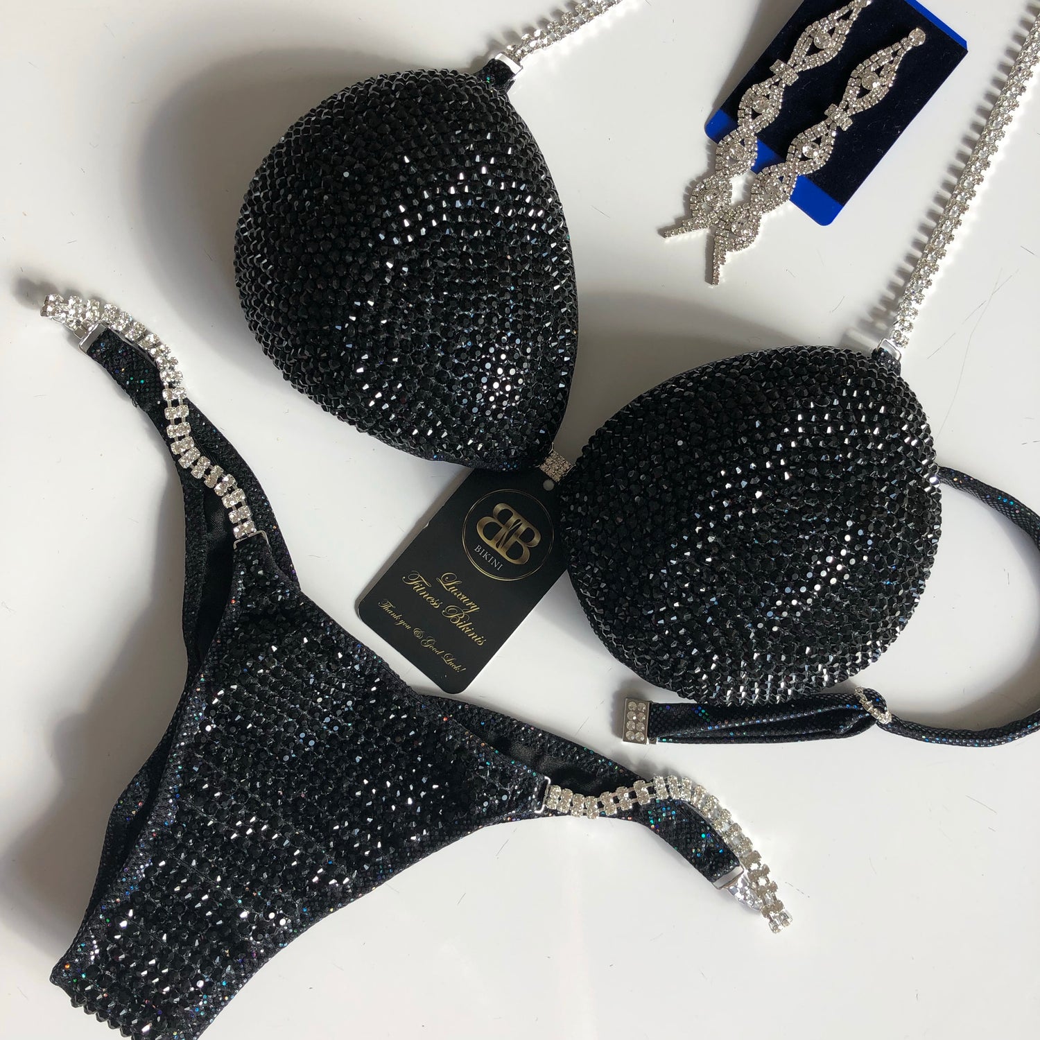 (Jessica) Black Fully Crystallized