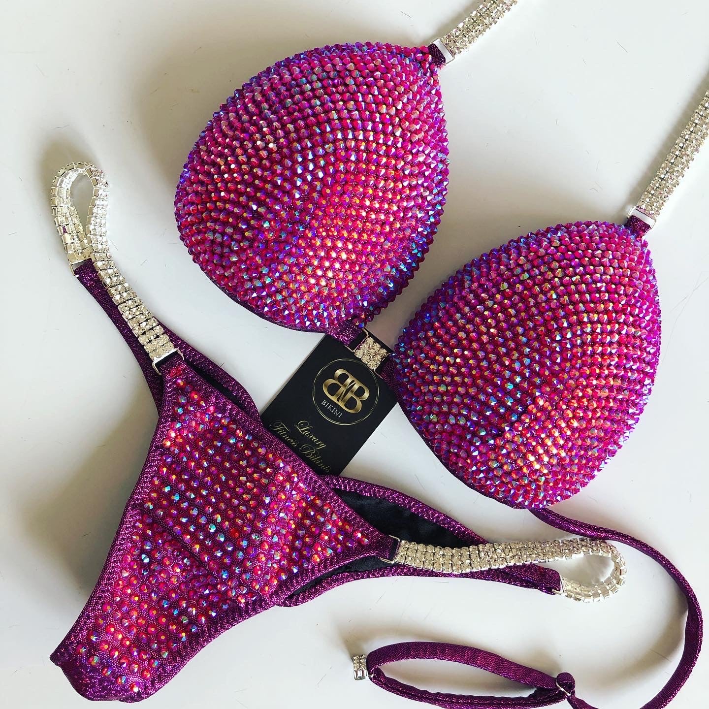 AB Raspberry NPC style competition bikini