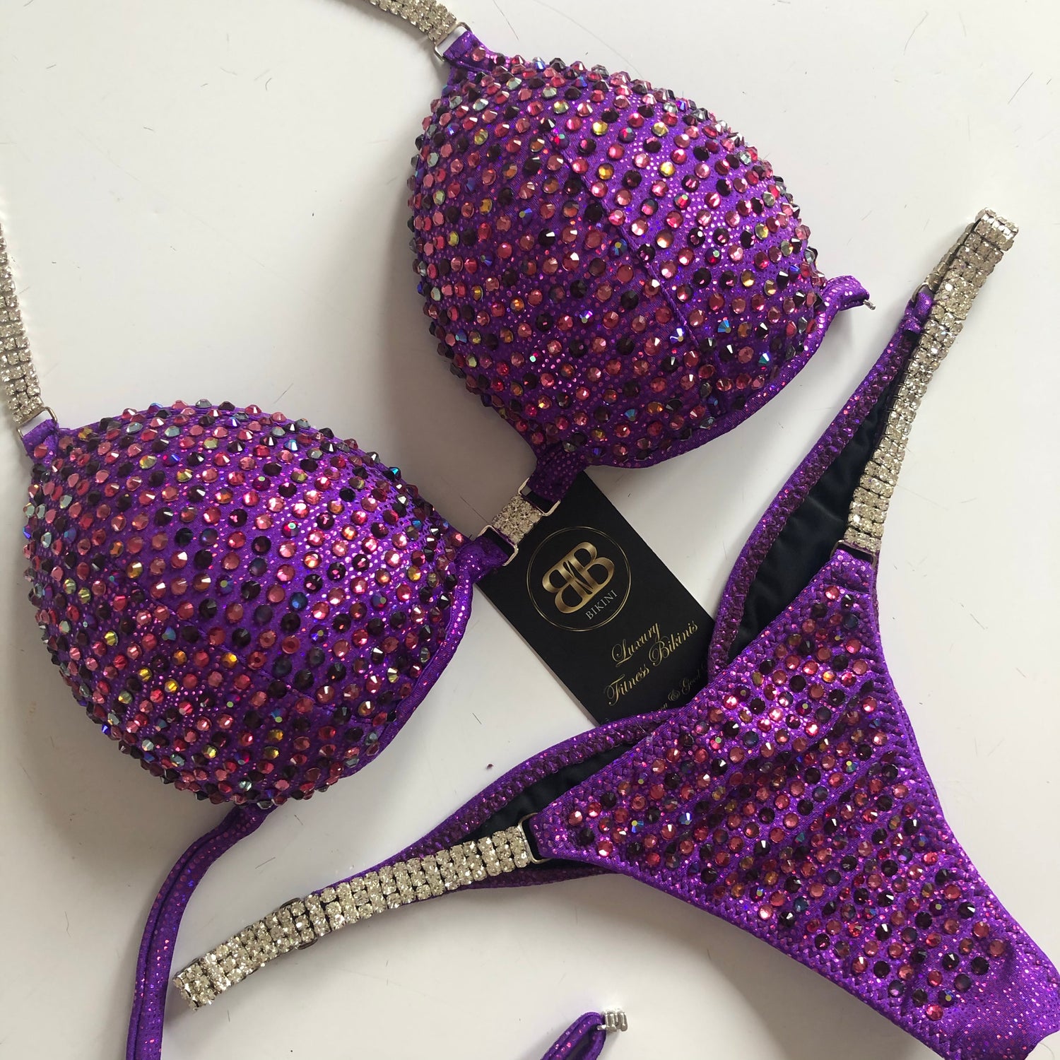 Purple Candy Mix NPC Style Competition Bikini (325)