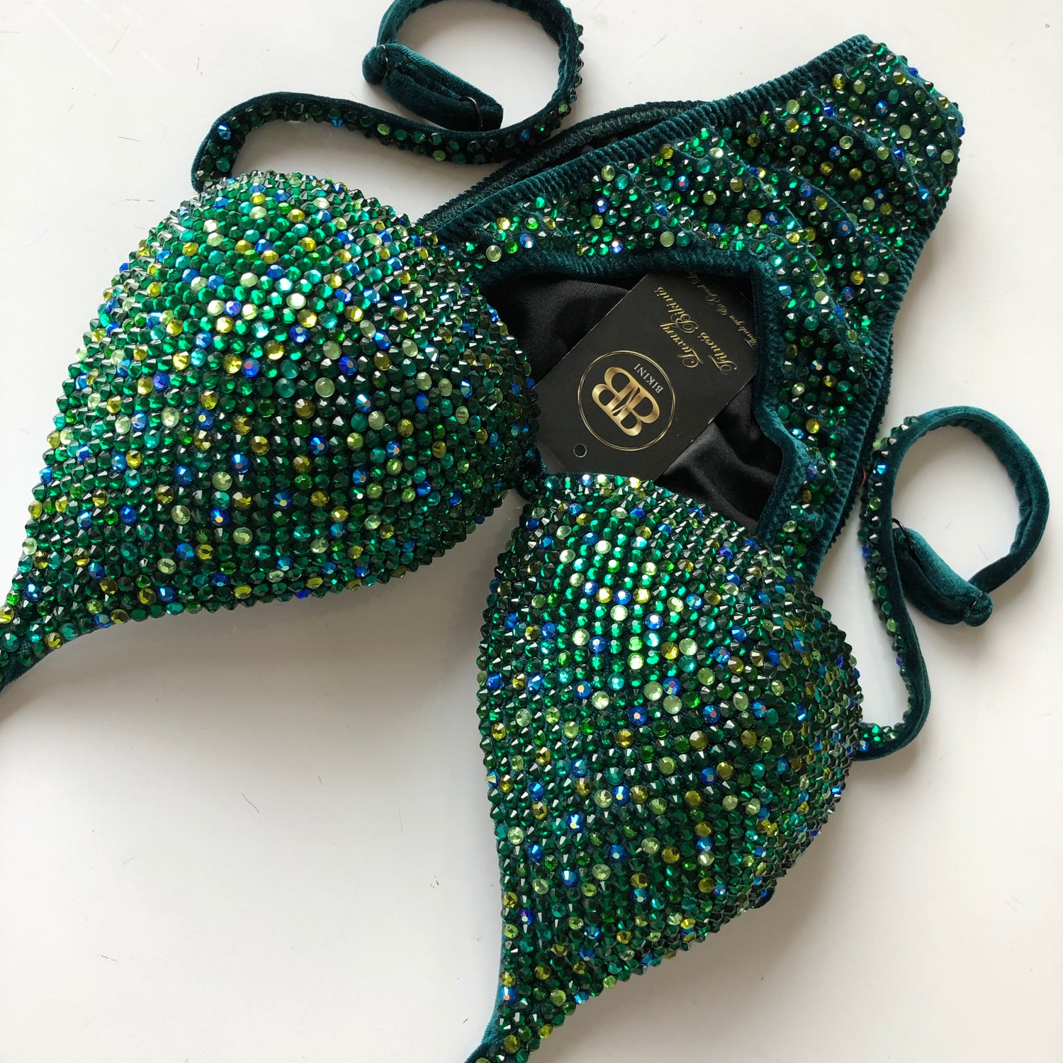 (Forest) Green mix competition bikini