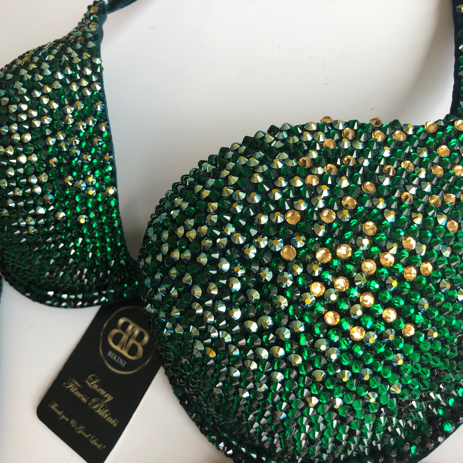 (Liza) Emerald and Gold Dust