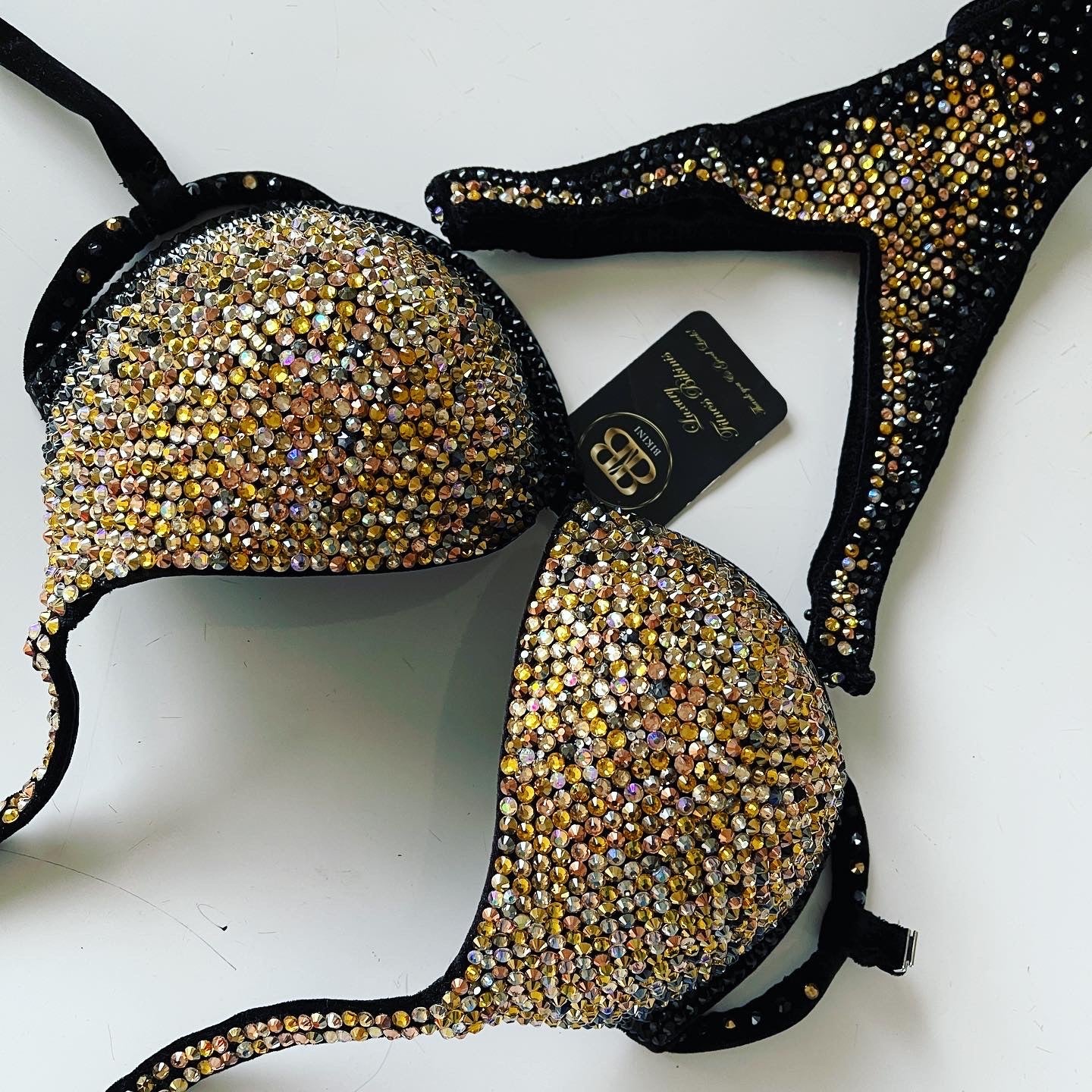Black & Gold Ombre Suit (452)