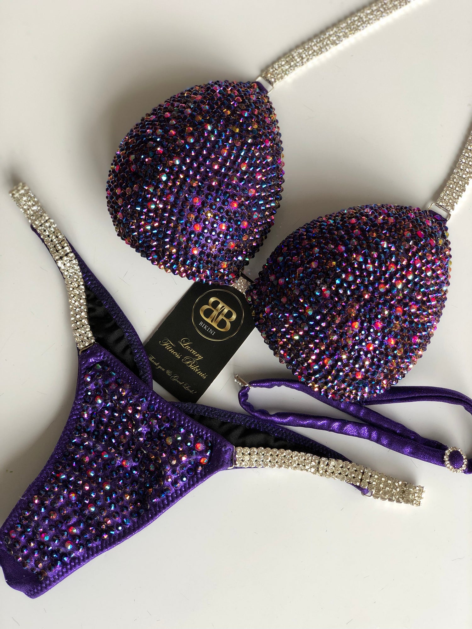 NPC purple mix competition bikini