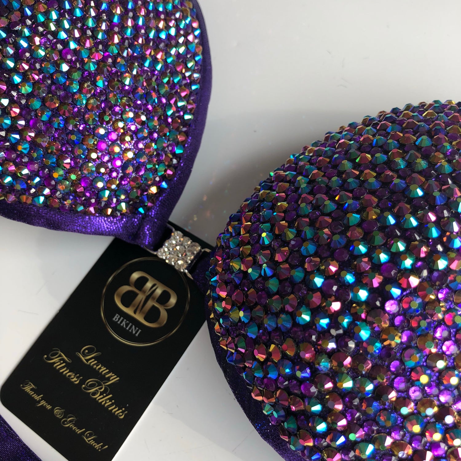 (Lena) Purple Crystallized Suit