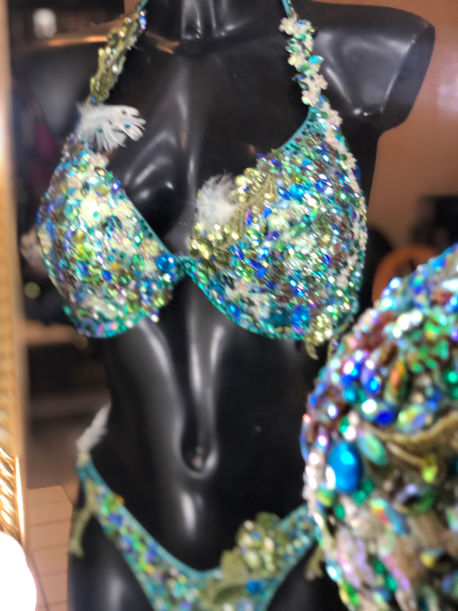 Fairytale Dust Competition Bikini- Diva Level 2 / 3 with feathers for good luck