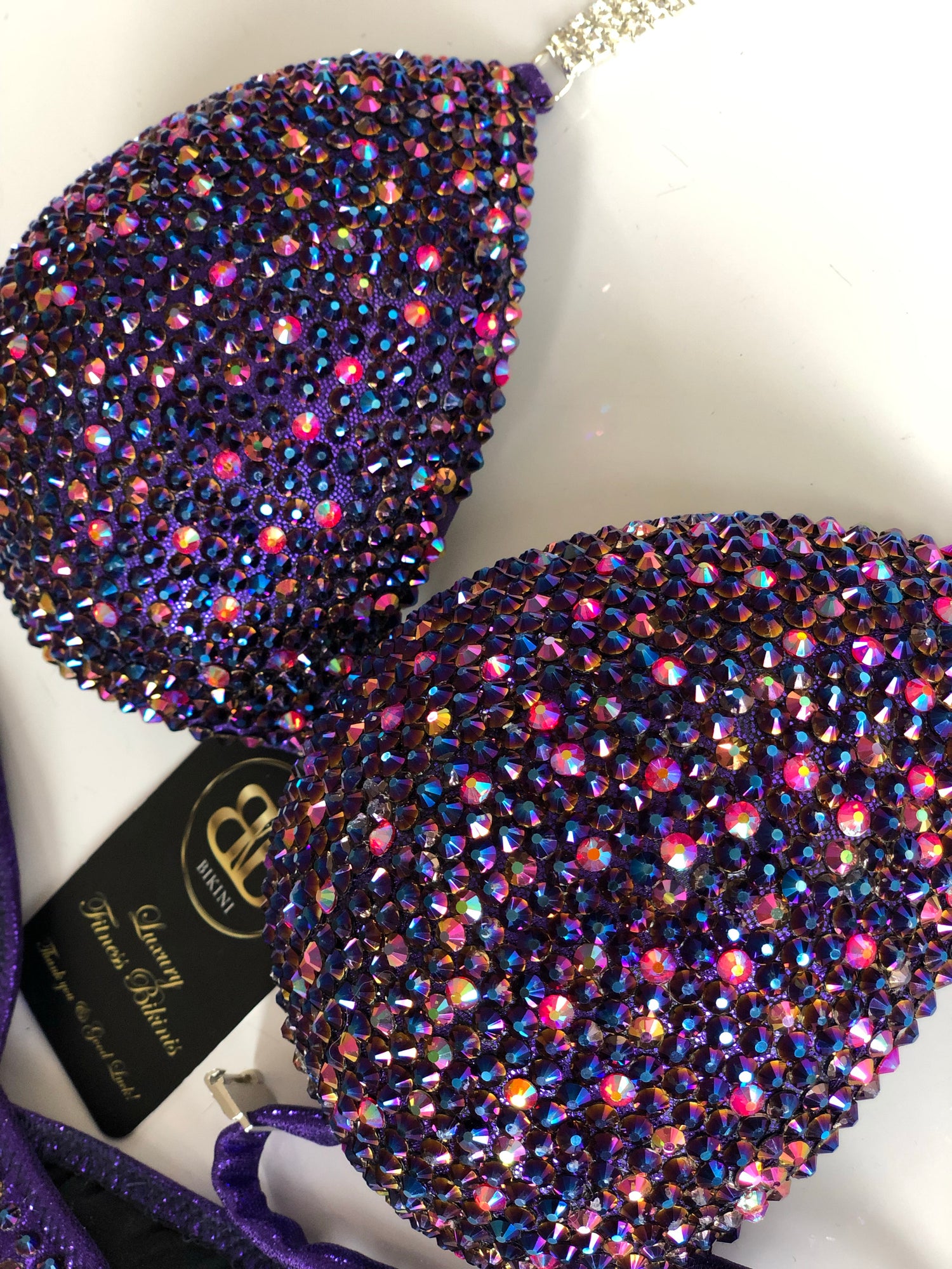 (Silvia) Purple Mix Competition Bikini