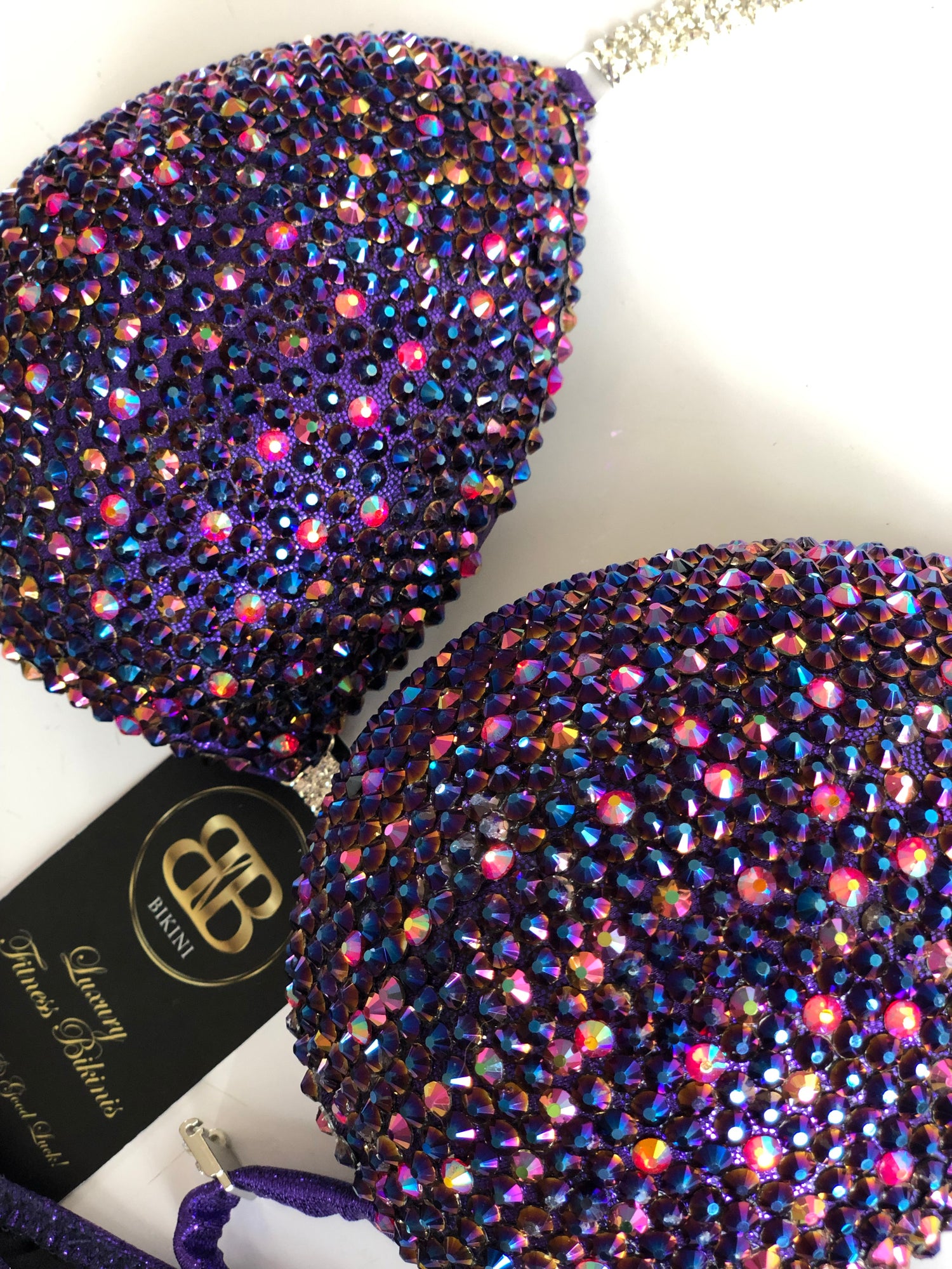 (Silvia) Purple Mix Competition Bikini