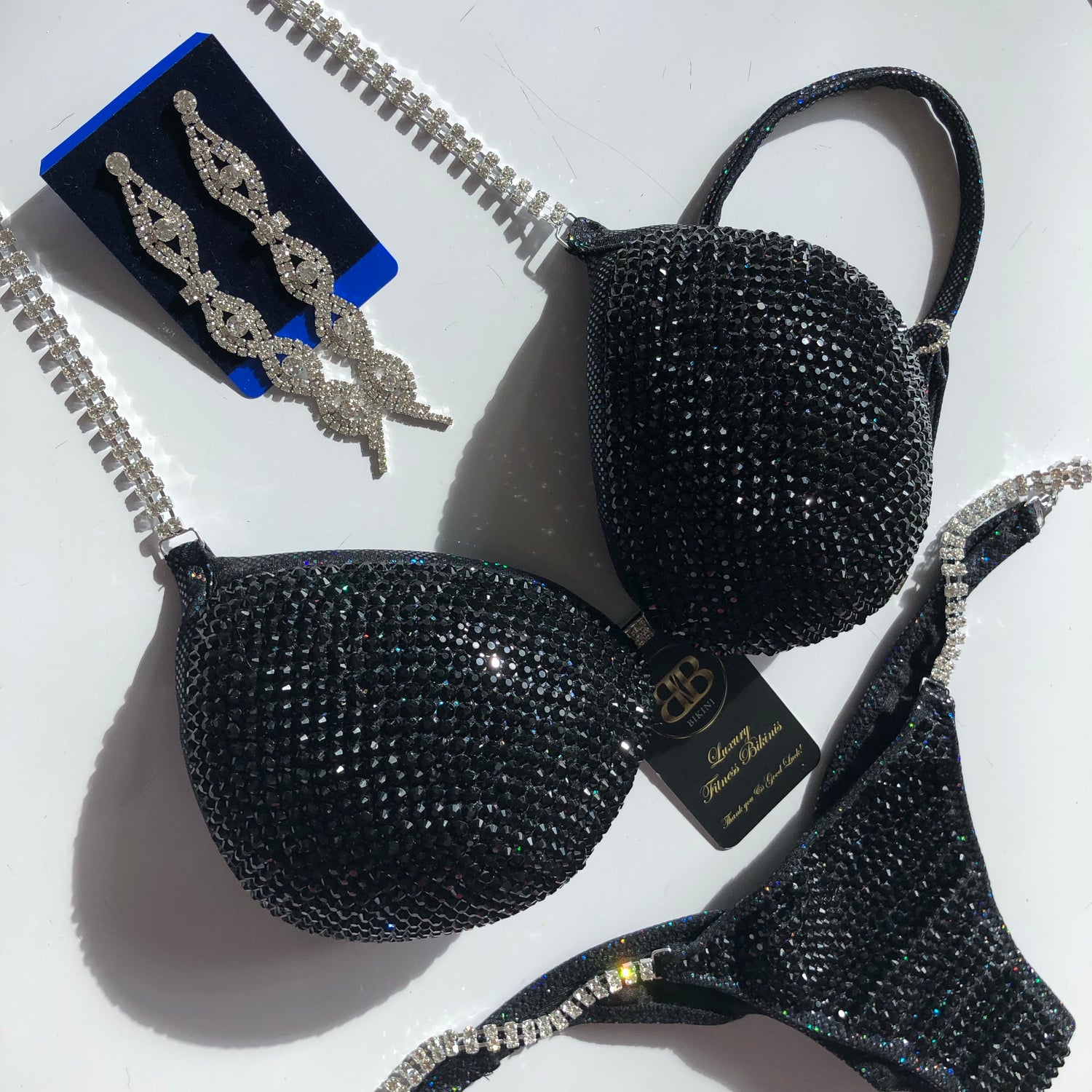 (Jessica) Black Fully Crystallized