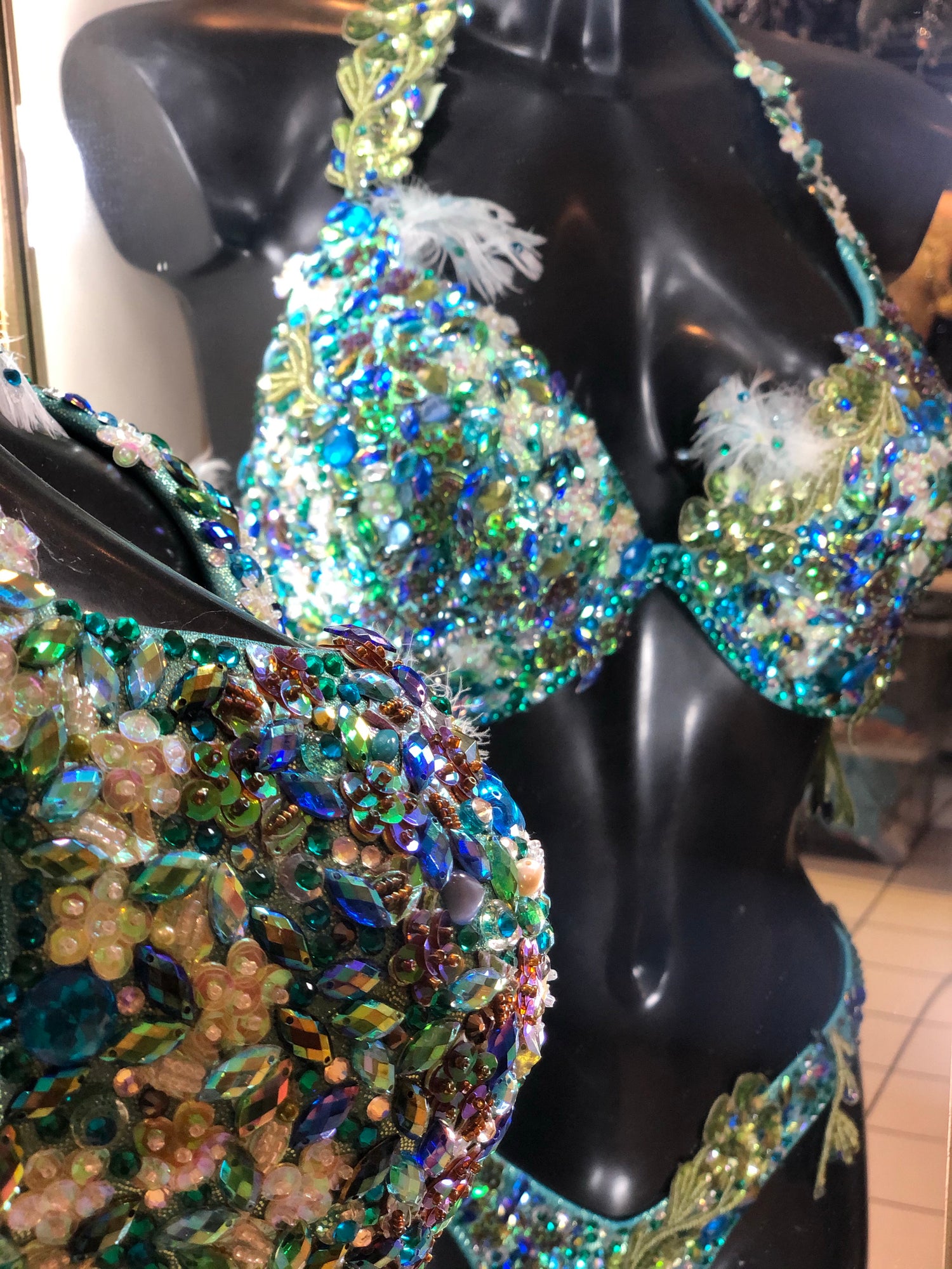 Fairytale Dust Competition Bikini- Diva Level 2 / 3 with feathers for good luck