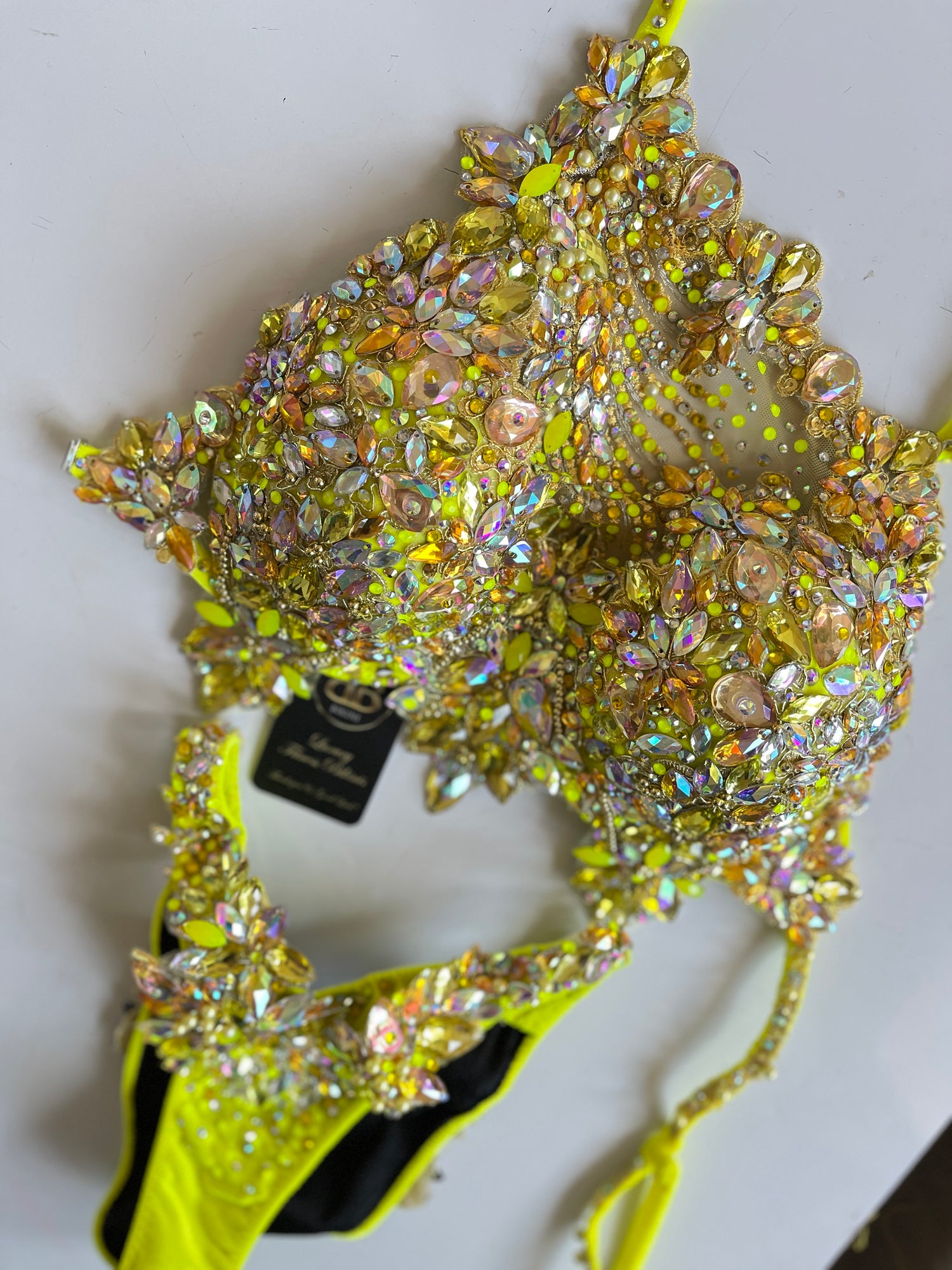 Yellow and Gold Couture bikini