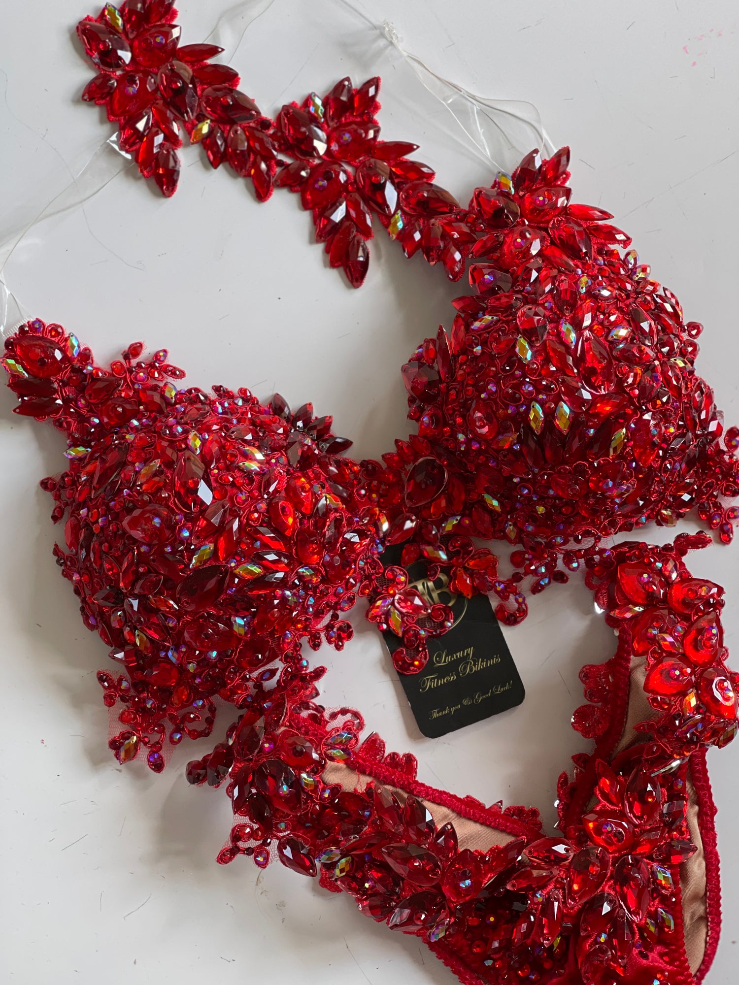 Red Diva Level 3 Competition Bikini