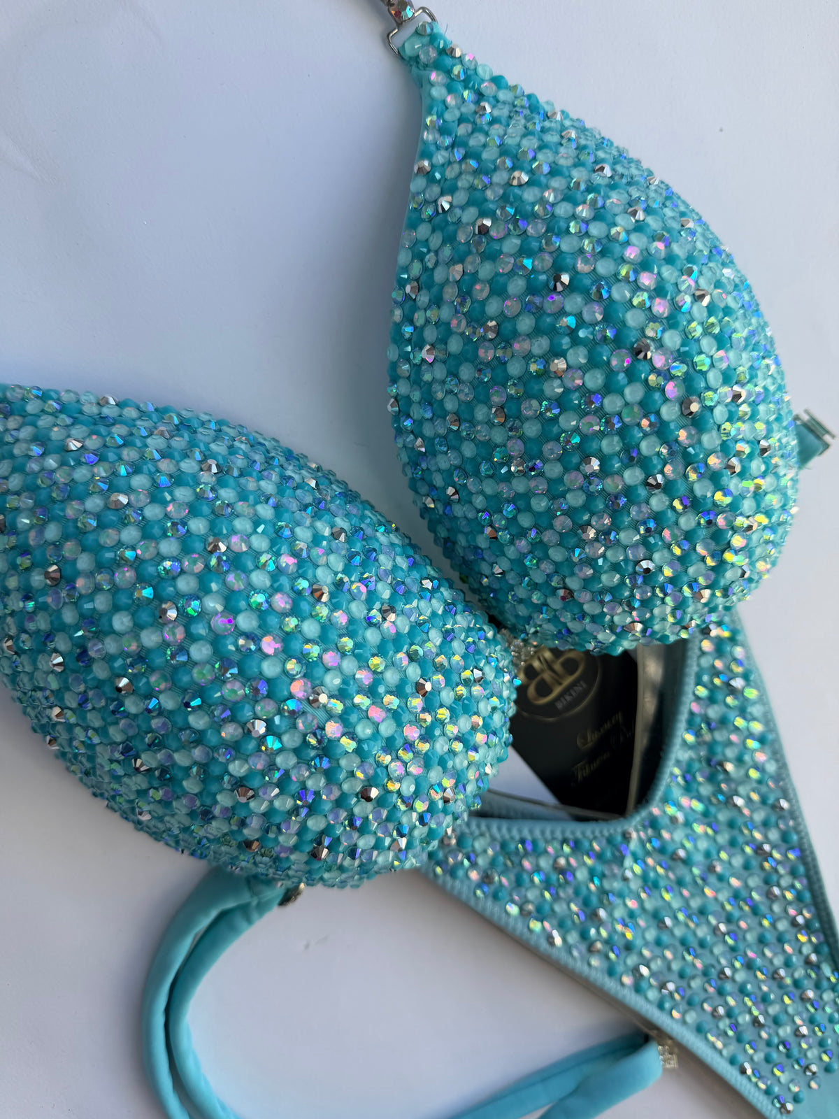 Brand Tiffany Blue Mix NPC style bikini - D/DD cup