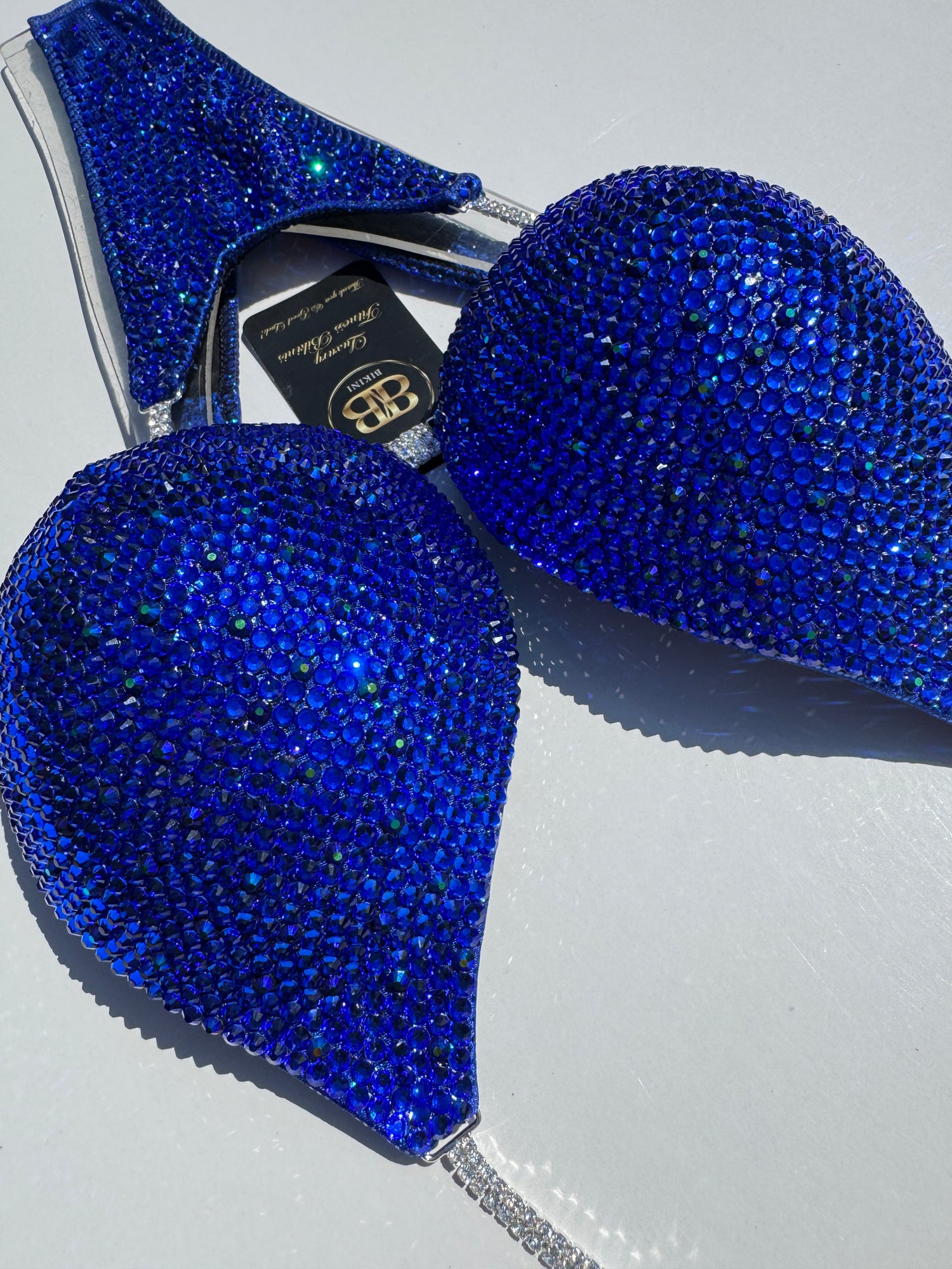 Cobalt blue triangle bikini