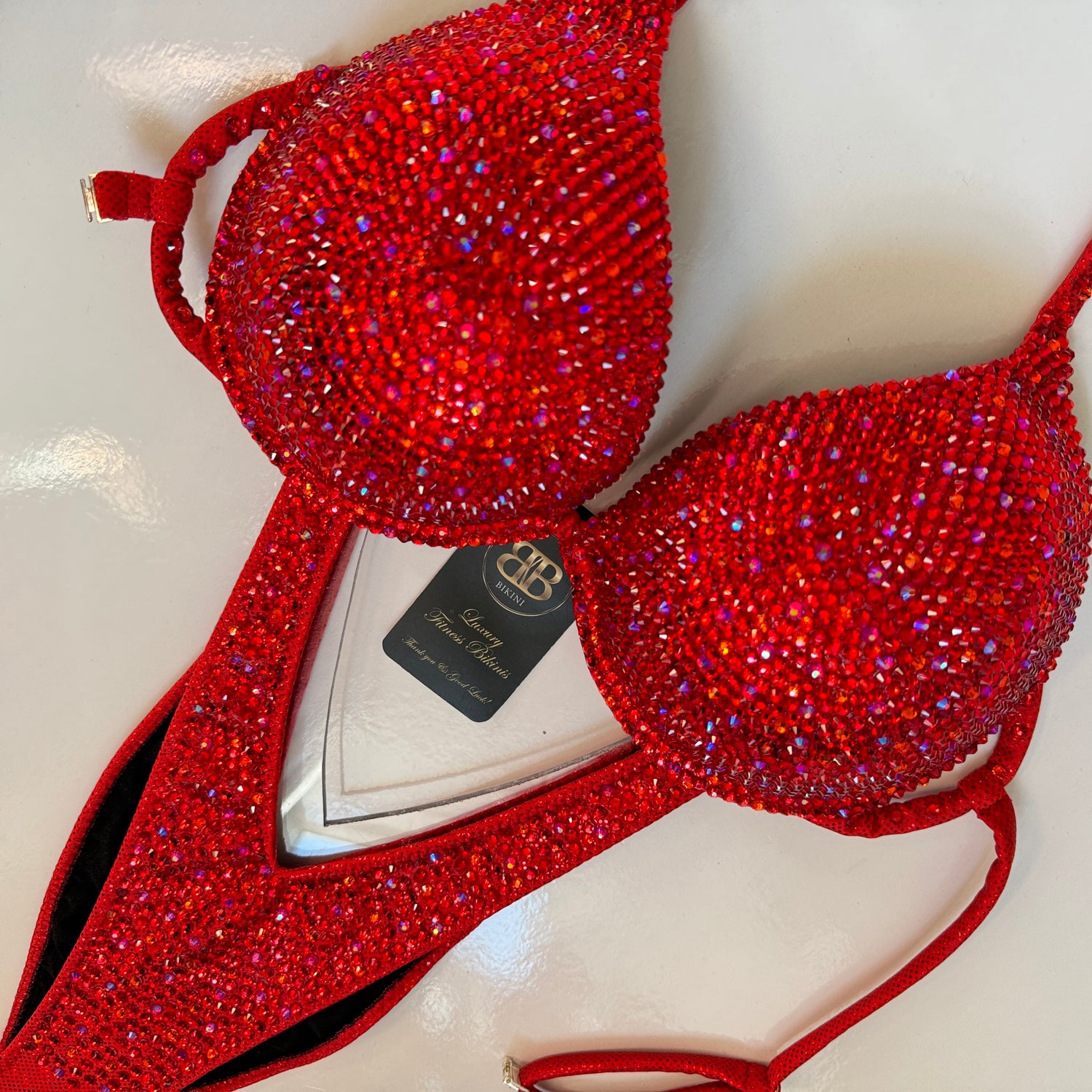 IFBB/UKBFF Underwired Red Bikini