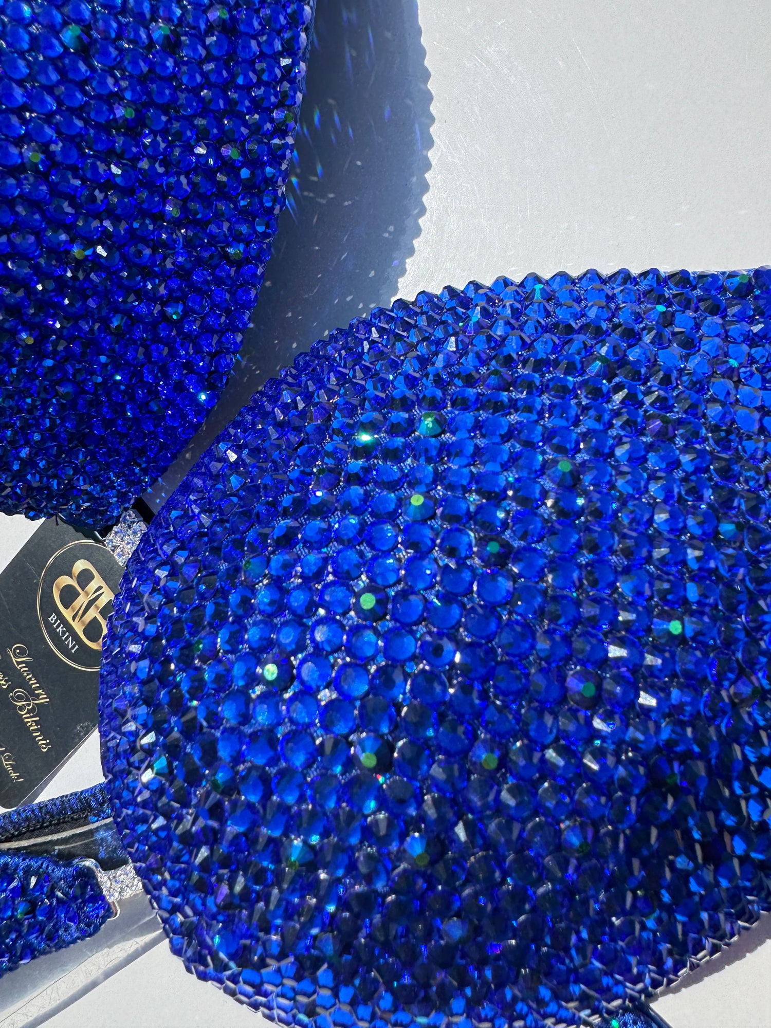 Cobalt blue triangle bikini