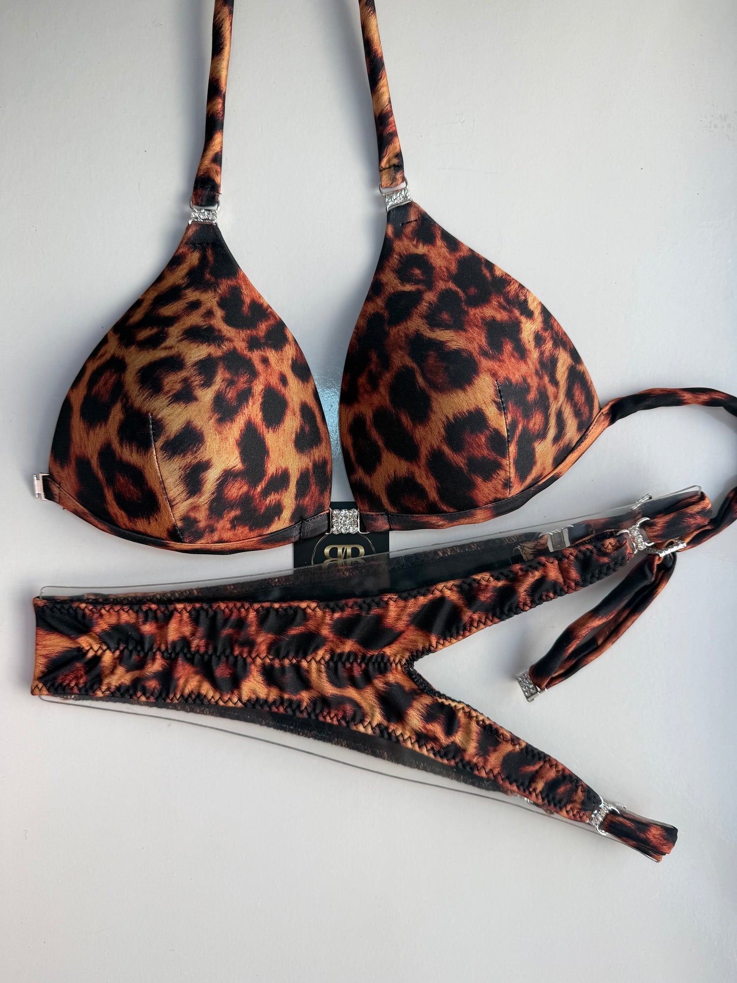 Leopard Posing Bikini - C cup