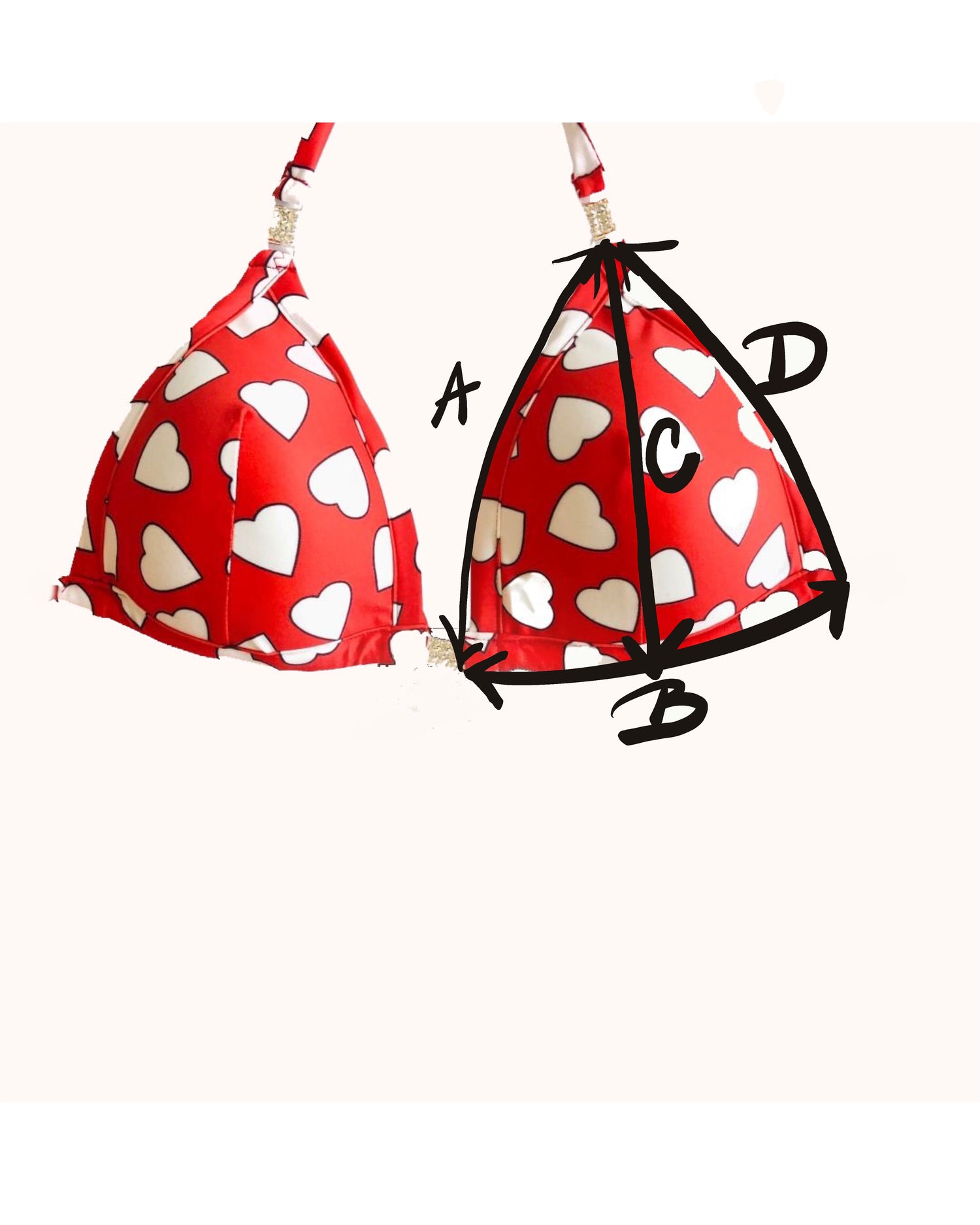 Pink fuchsia and neon orange NPC figure suit - C bra cup