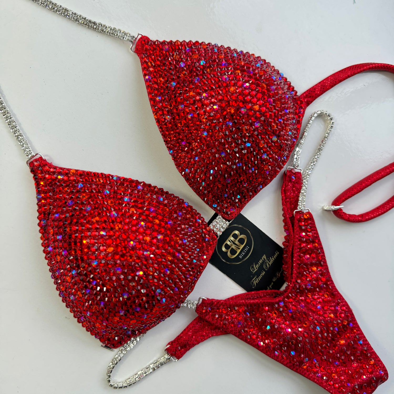 Ferarri Red bikini- B cup wellness suit